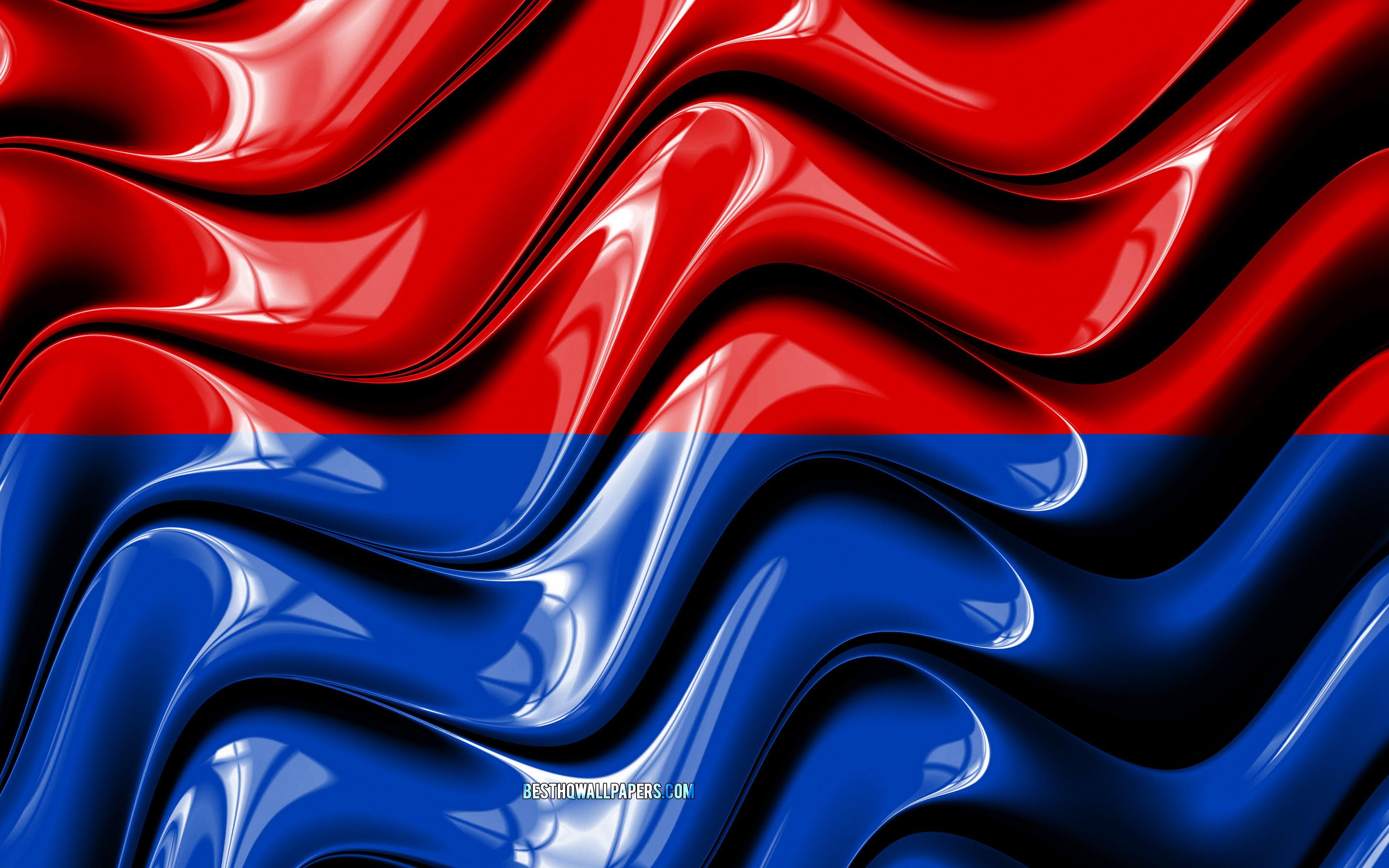 3840x2400 Download wallpaper Cotopaxi flag, 4k, Provinces of Ecuador