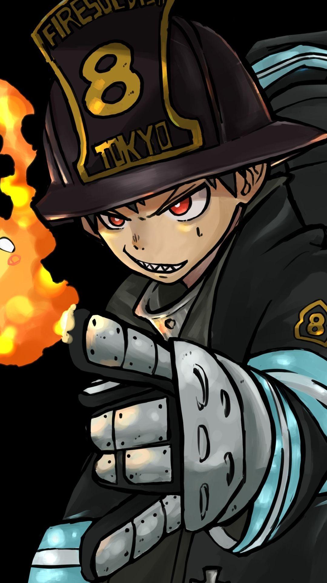 1080x1920 Fire Force Anime Mobile Wallpaper HD the Hero. Anime