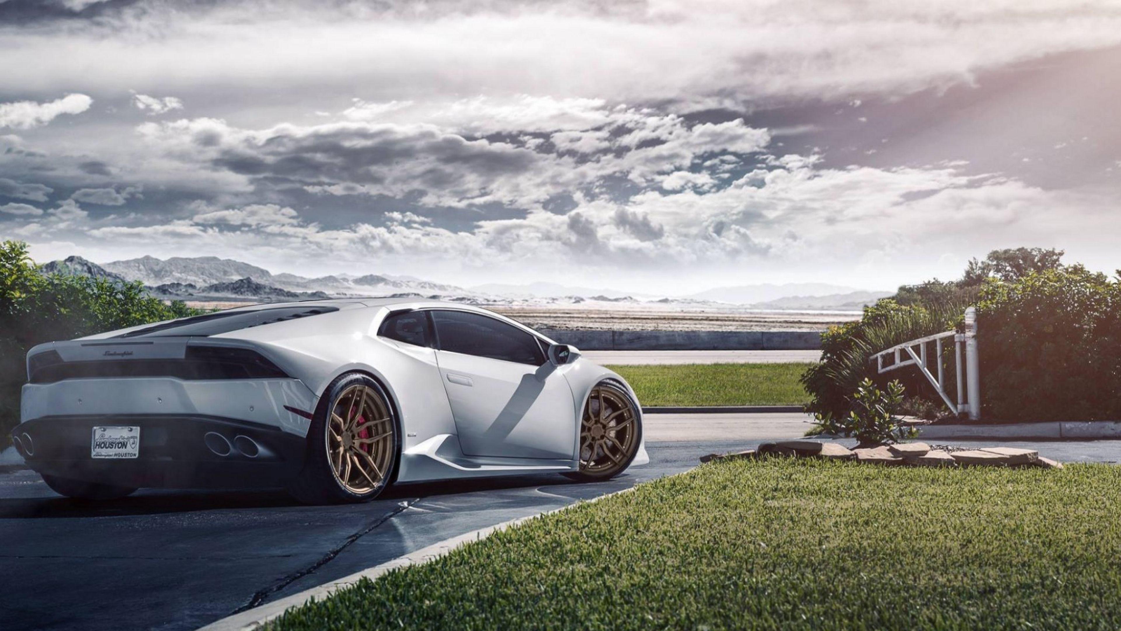 3840x2160 Lamborghini Huaracan White, HD Cars, 4k Wallpaper, Image, Background, Photo and Picture