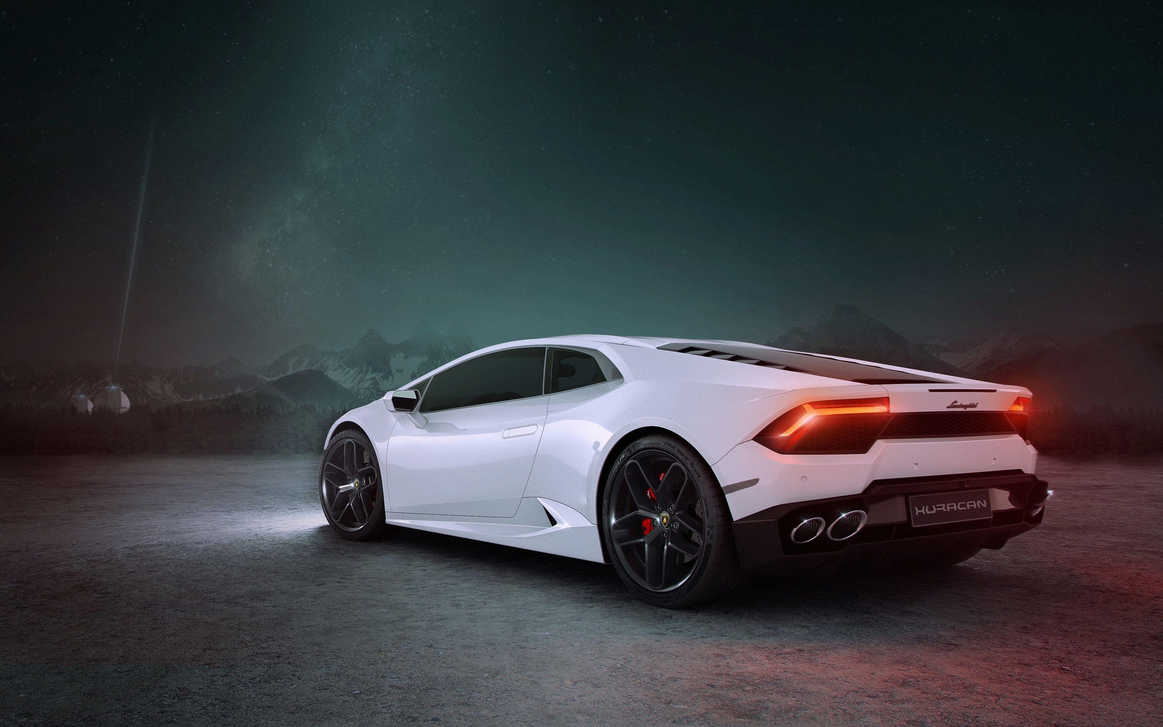 3840x2400 Download 3840x2400 wallpaper sports car, white, side view