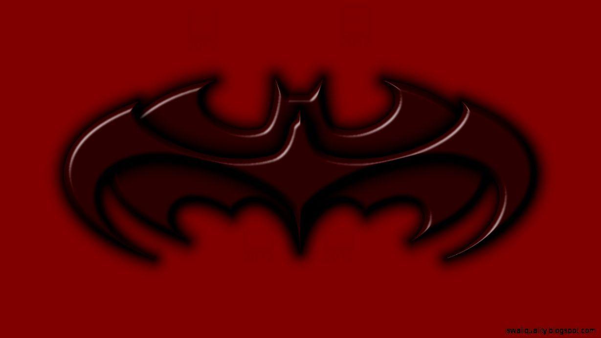 Hình nền phim Batman 1229x691 Red Logo