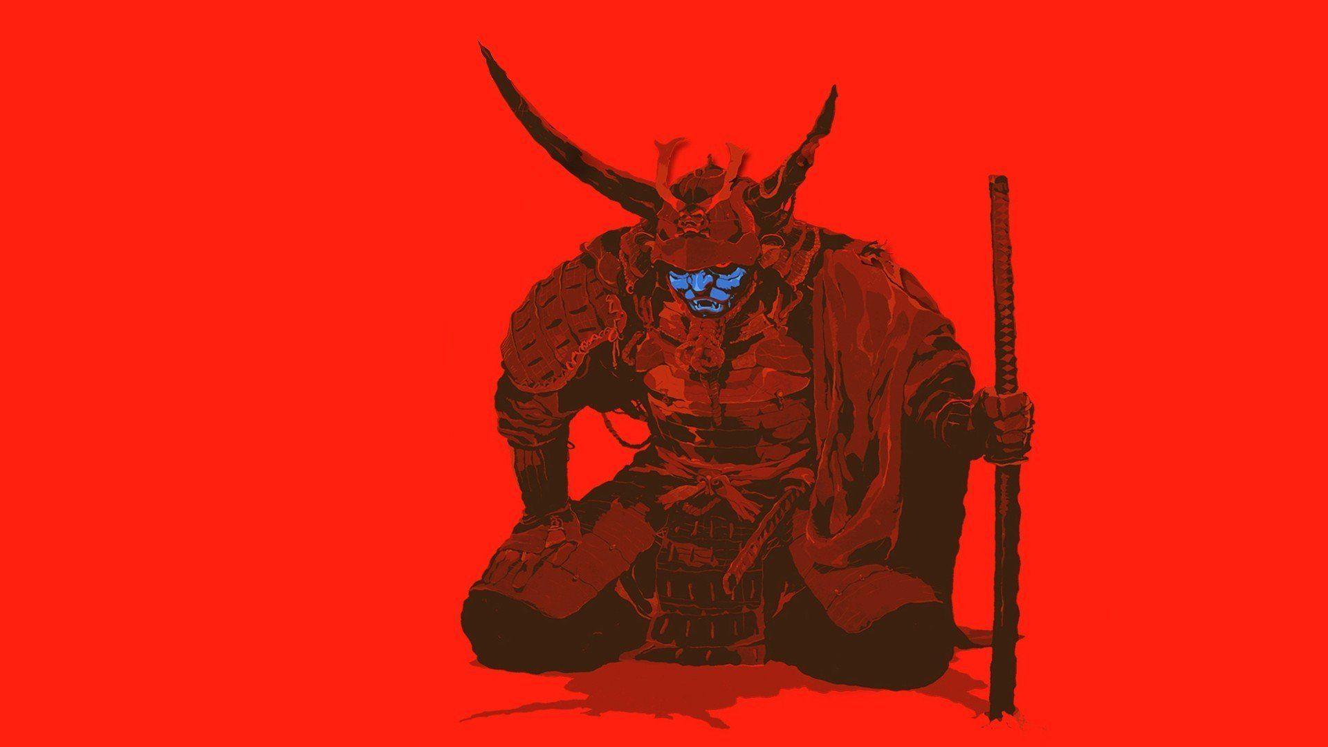 1920x1080 samurai warrior katana sword background HD wallpaper