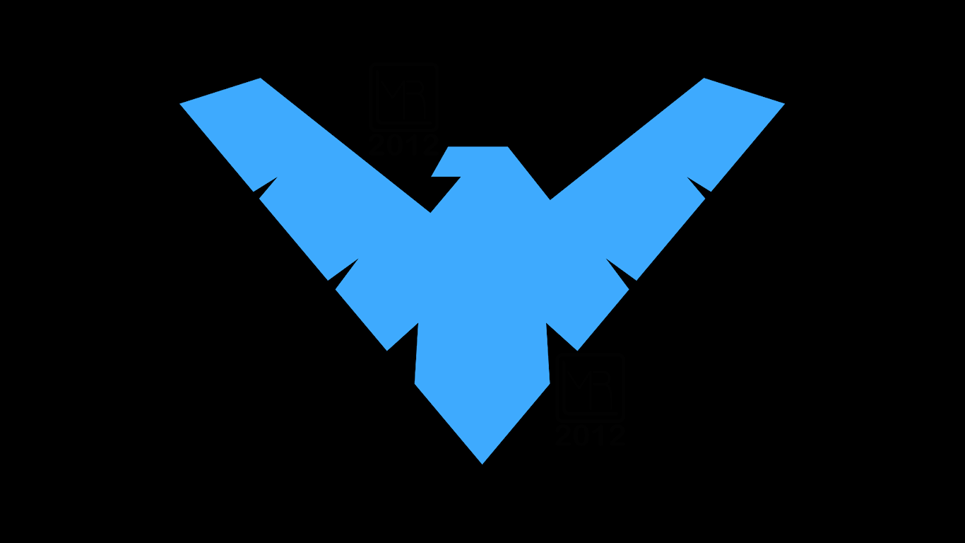 Hình nền biểu tượng Nightwing 1366x768