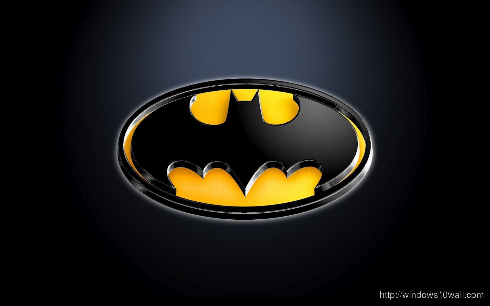 1600x1000 3D Batman Logo Hình nền - Hình nền Windows 10