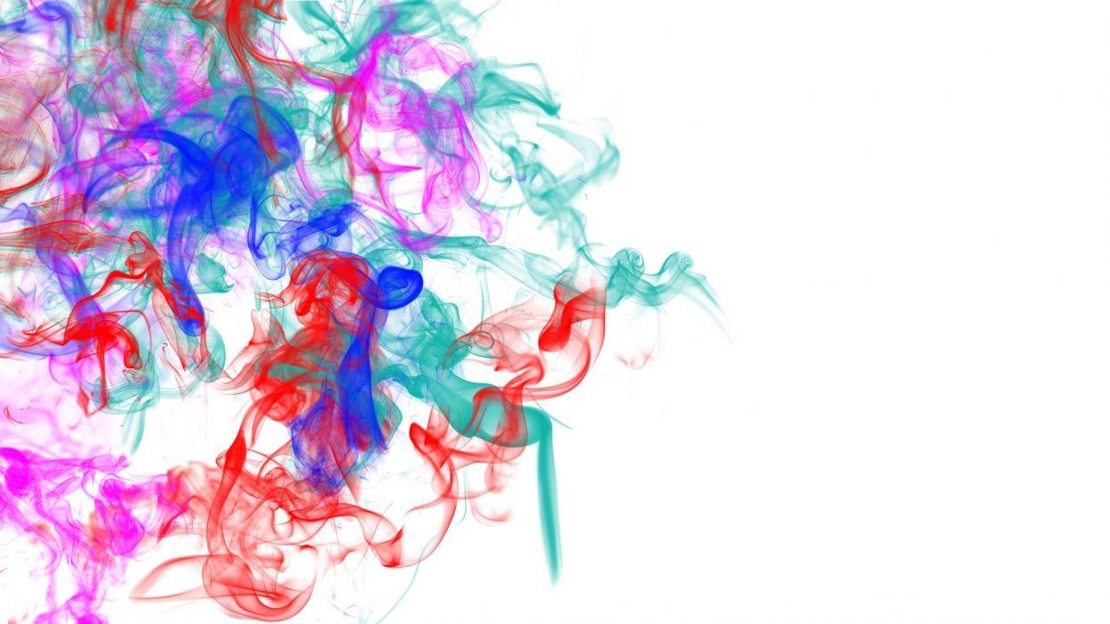 1244x700 Abstract smoke colors swirl psychedelic painting artistic art