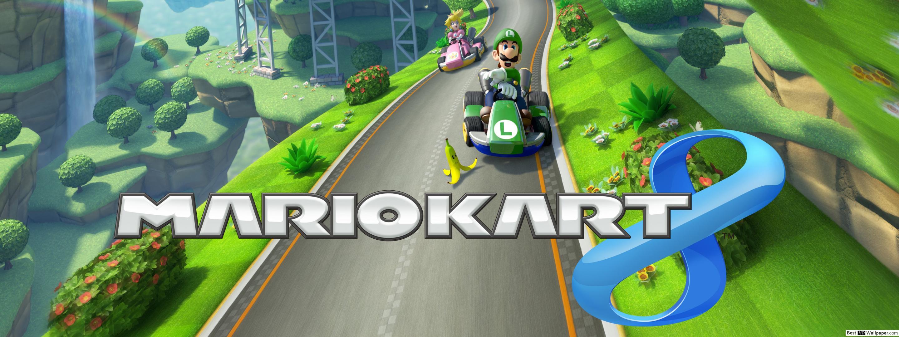 2880x1080 Mario Kart 8 Deluxe Wallpaper