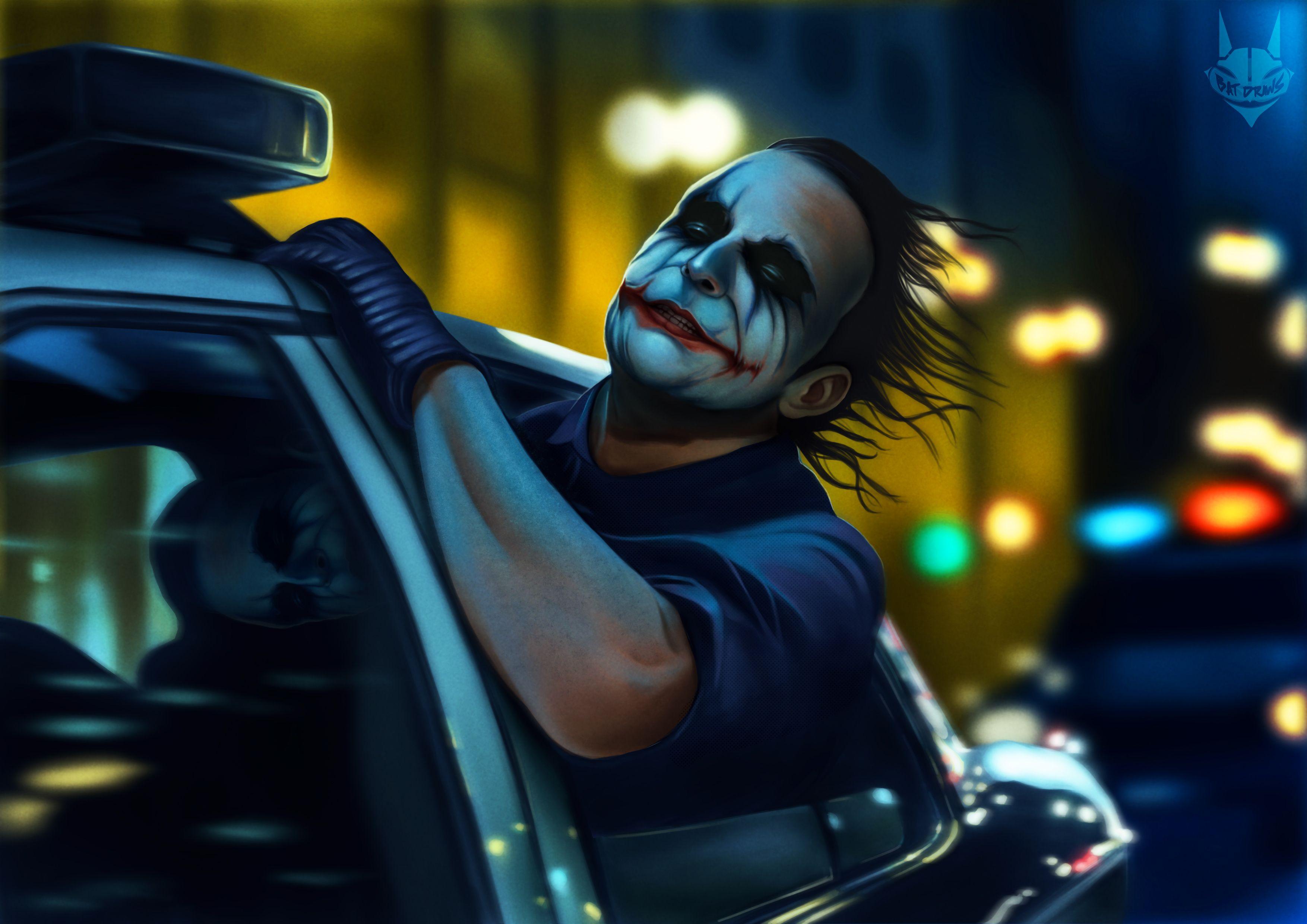 3508x2480 Dark Knight Joker Wallpaper HD