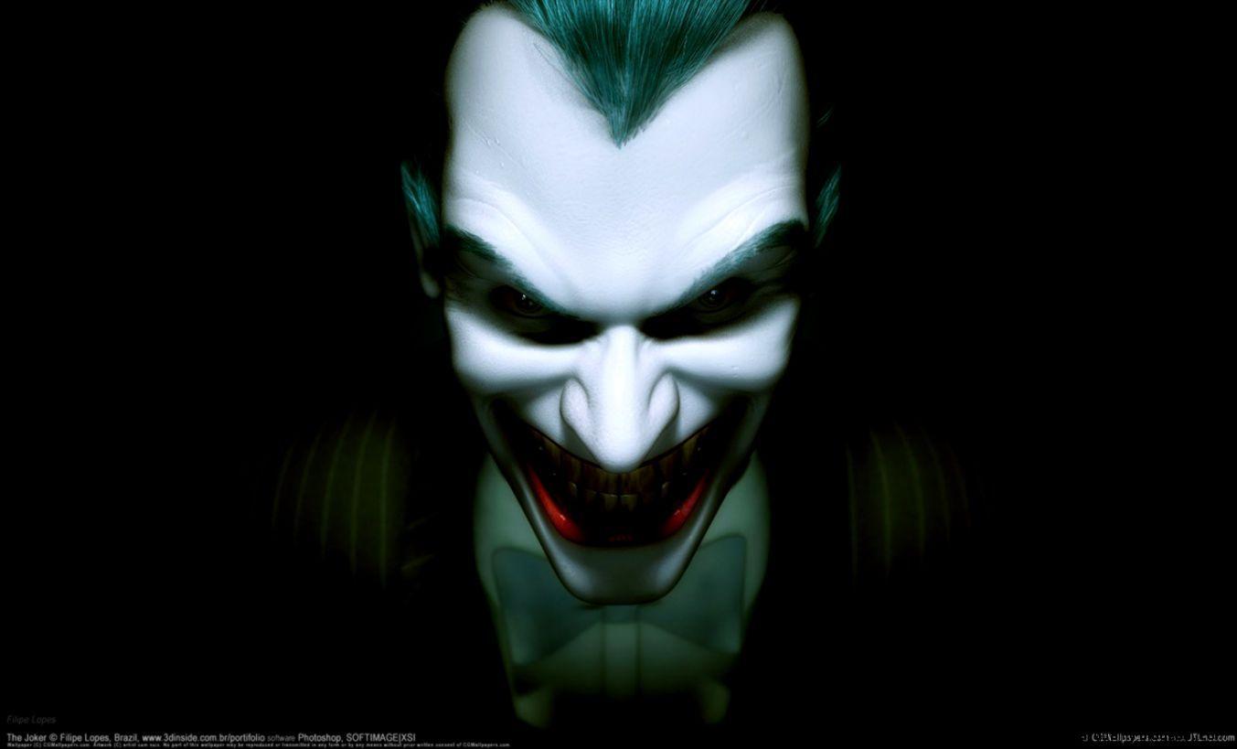 1353x819 3D Joker Wallpaper