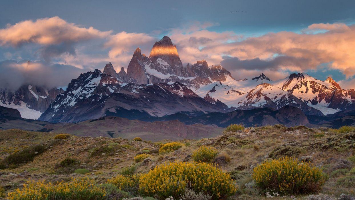 1244x700 Argentina Chile border Patagonia Monte desert Mount Fitz Roy