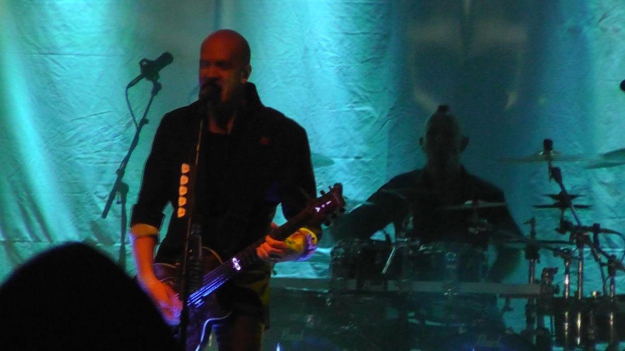 1244x700 FEAR FACTORY hardcore heavy metal concert guitar wallpaper
