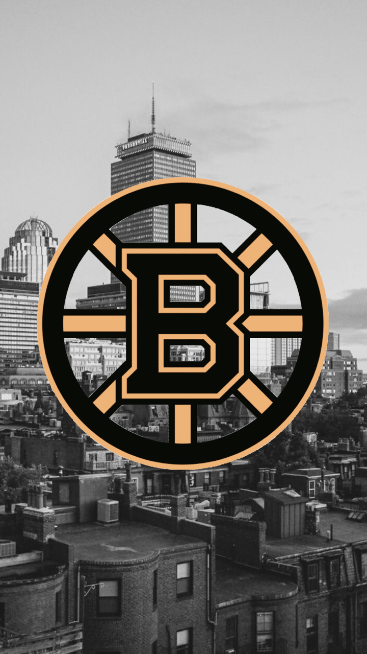 Download Boston Bruins Logo On A Black Background  Wallpaperscom
