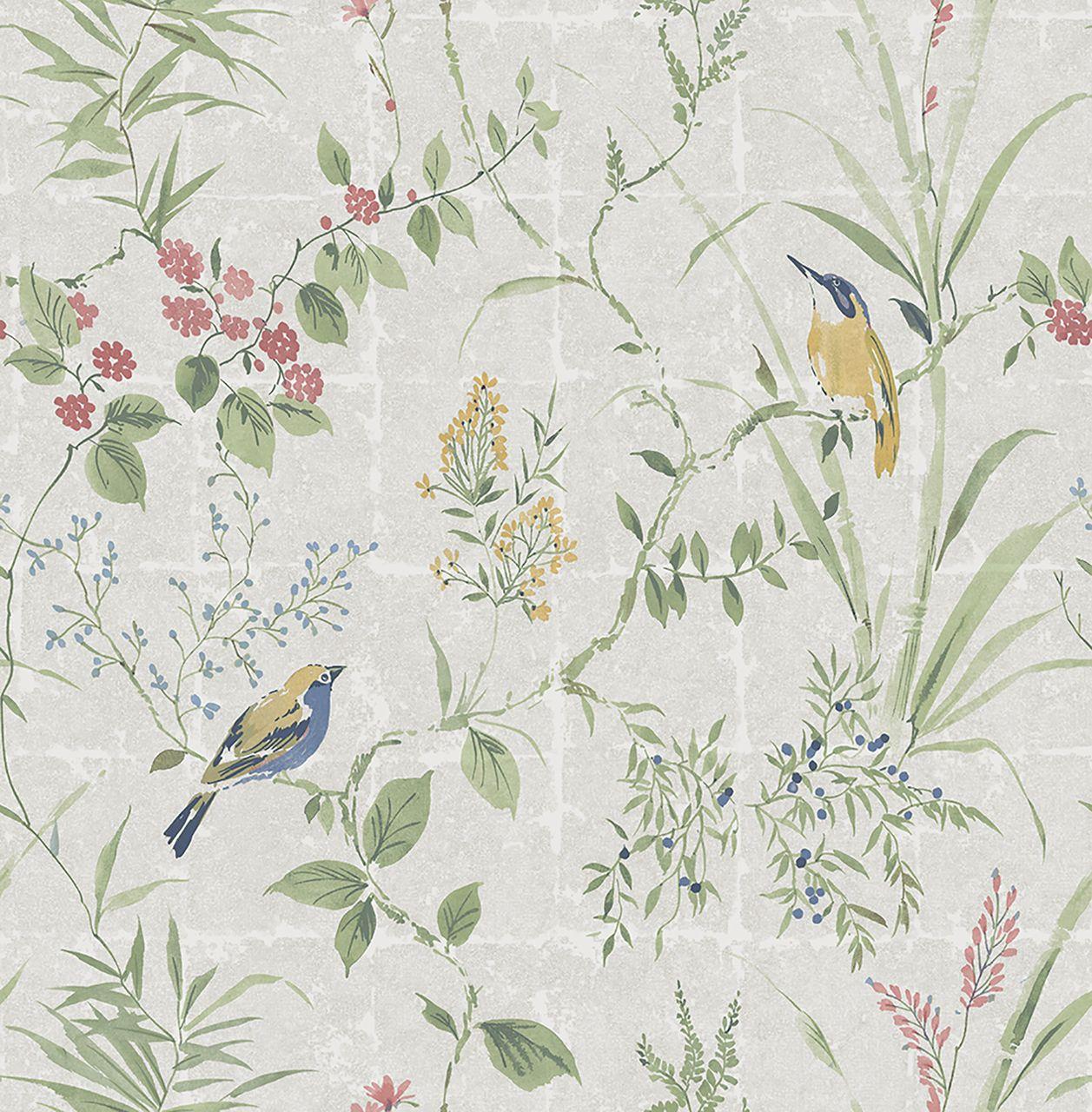 1257x1280 Imperial Grey Garden Chinoiserie 2669 21703 Wallpaper