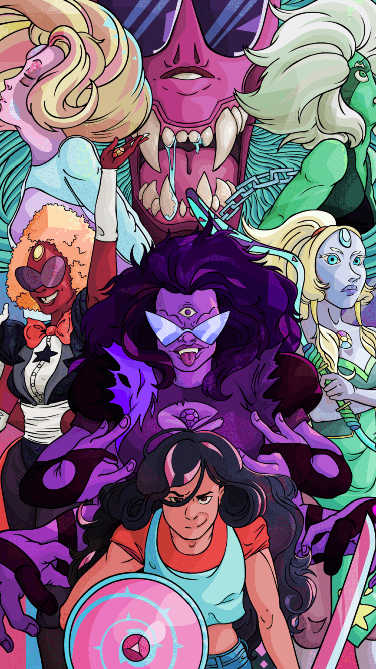 750x1334 Free download Steven Universe Lion Wallpaper