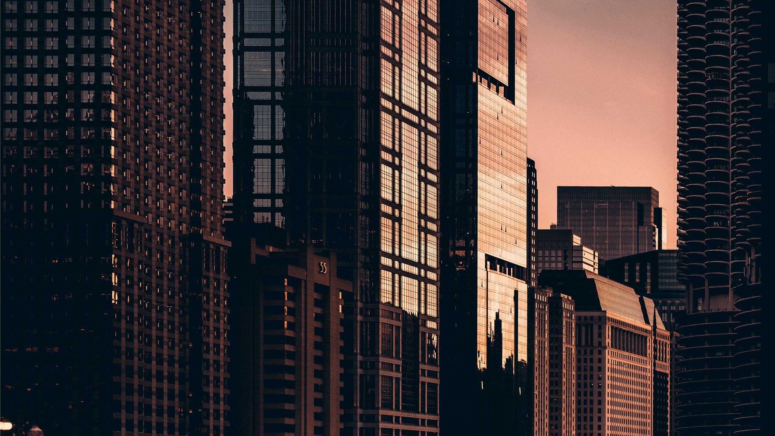 2560x1440 Chicago MacBook Air Wallpaper Download
