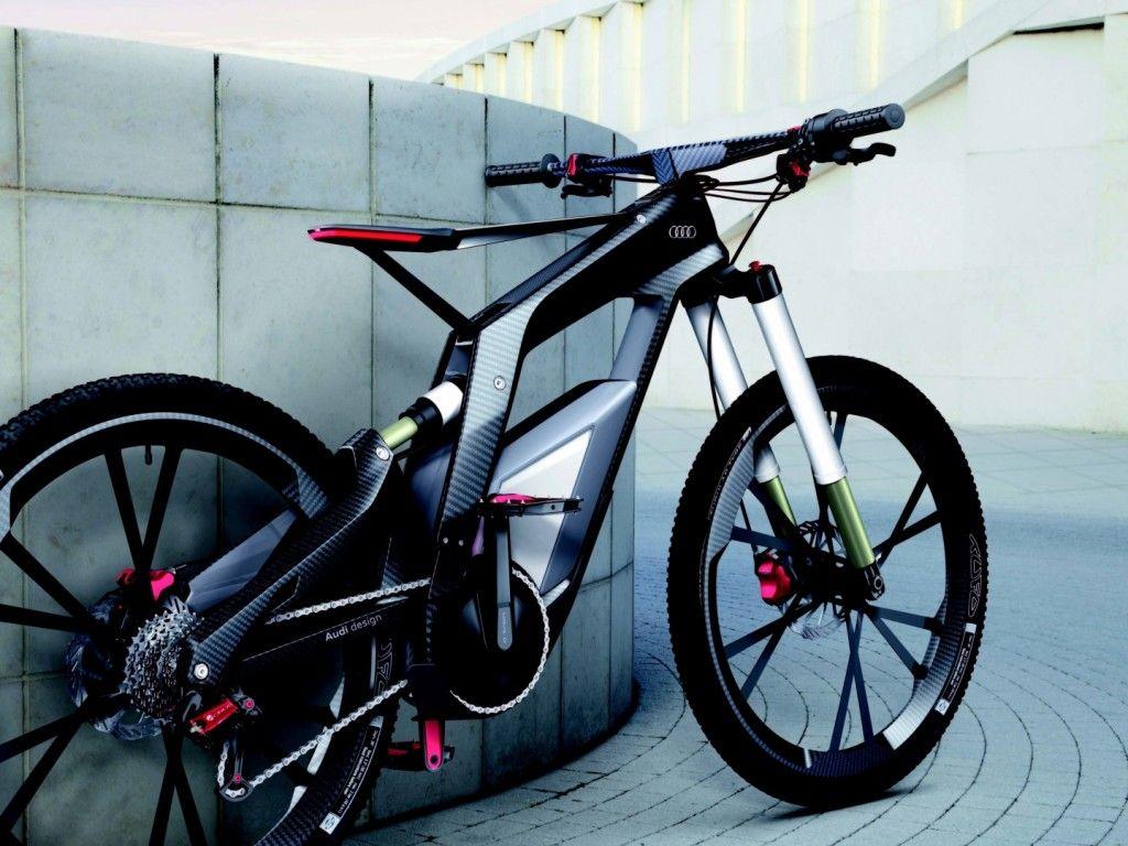 1024x768 Sport Audi Grey Bicycle HD Wallpaper