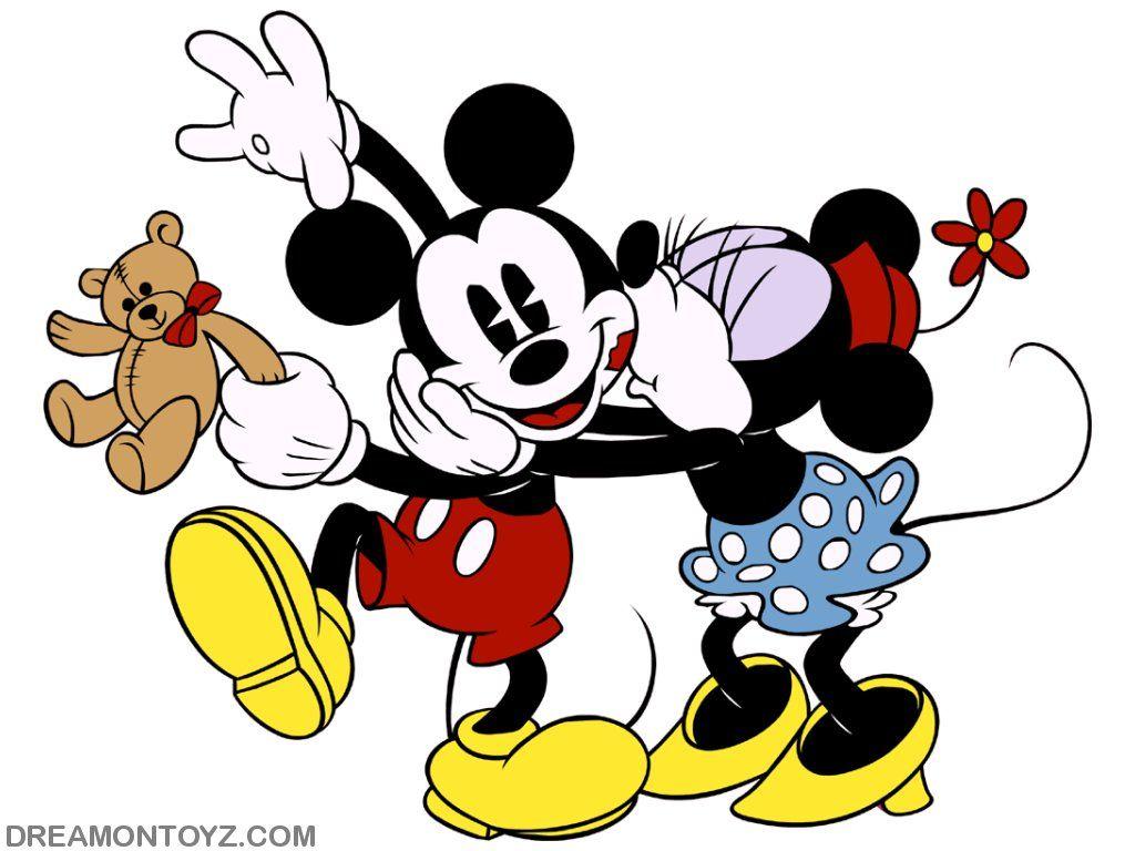 1024x768 Mickey Silhouette Desktop Wallpaper