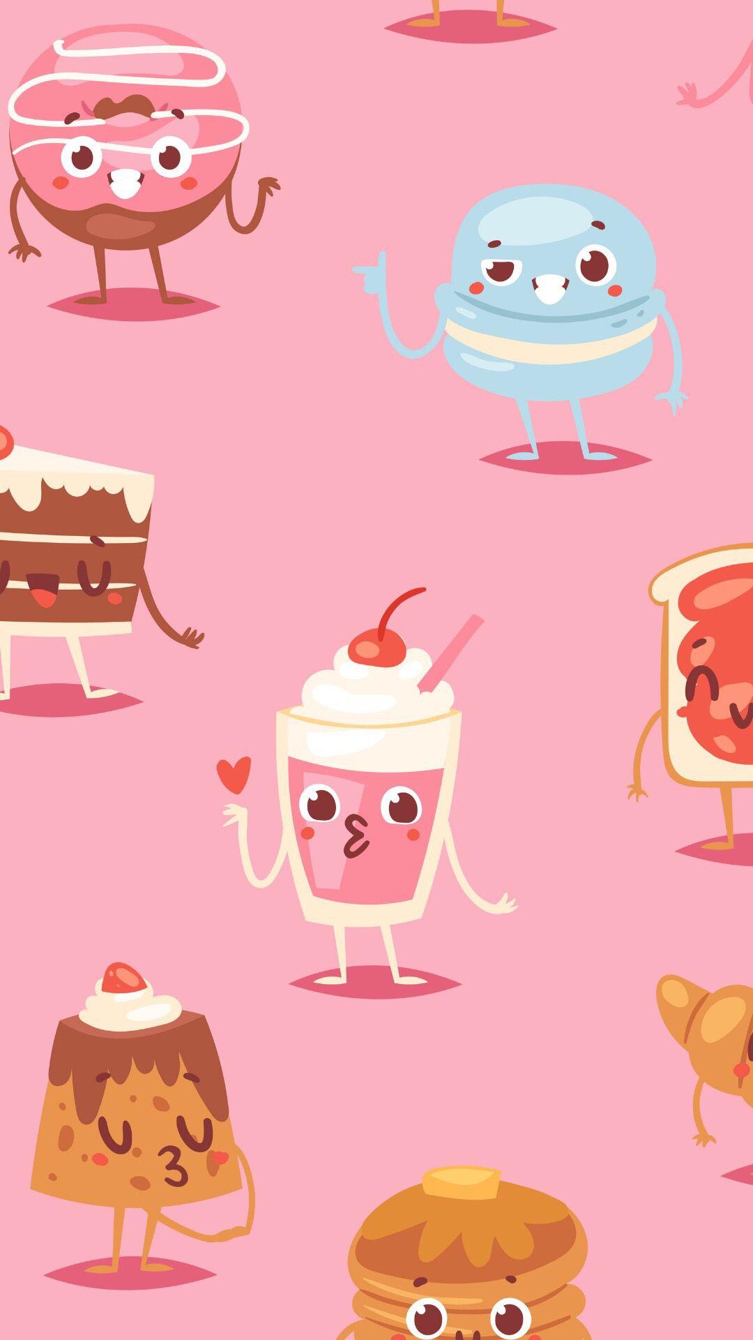1080x1920 food #pink #milkshake #pudim #wallpaper #wallpaperiphone #wallpers