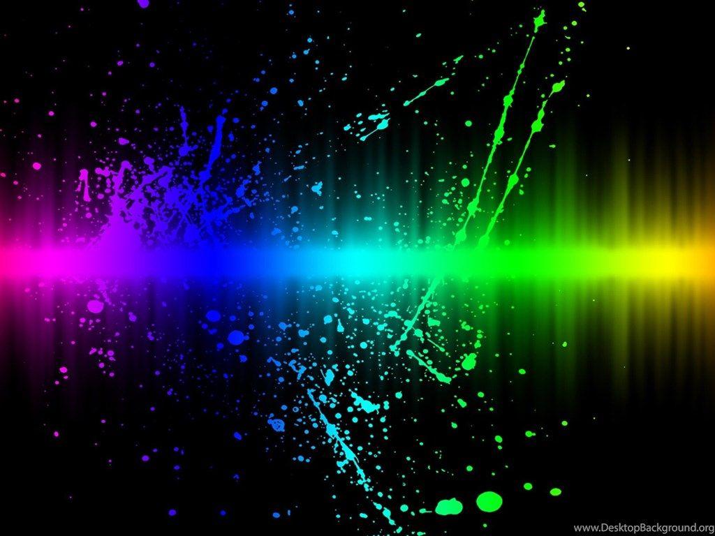1024x768 Colors Abstract Landscape 3D HD Wallpaper Desktop Background