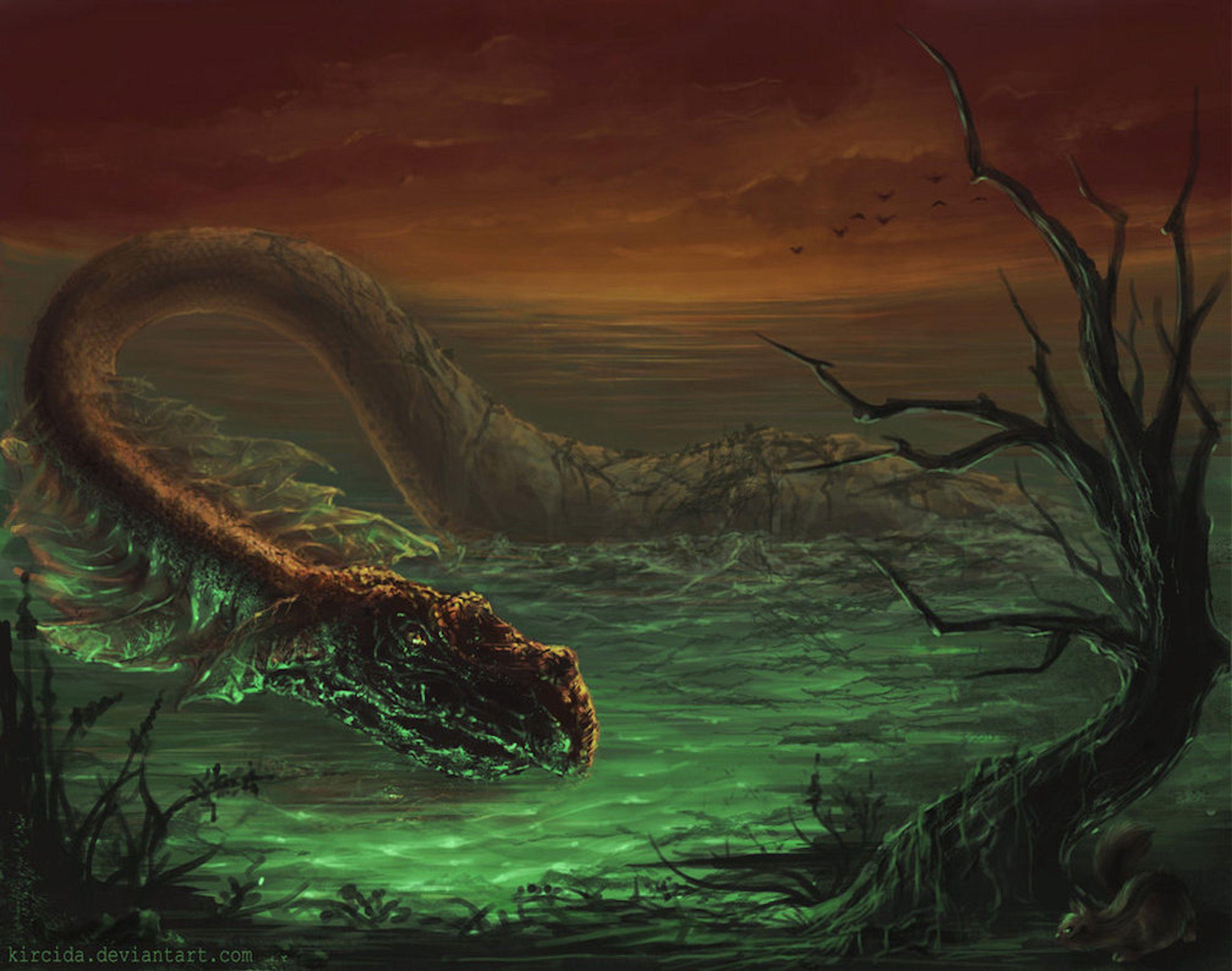 3600x2838 Loch Ness Monster Wallpaper Free HD Downloads