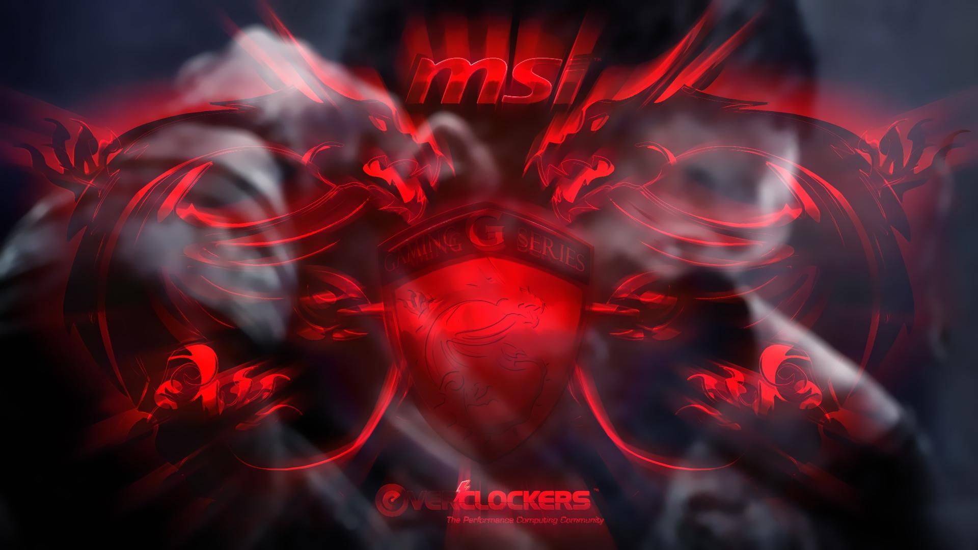 1920x1080 MSI Wallpaper. MSI Red Wallpaper, MSI