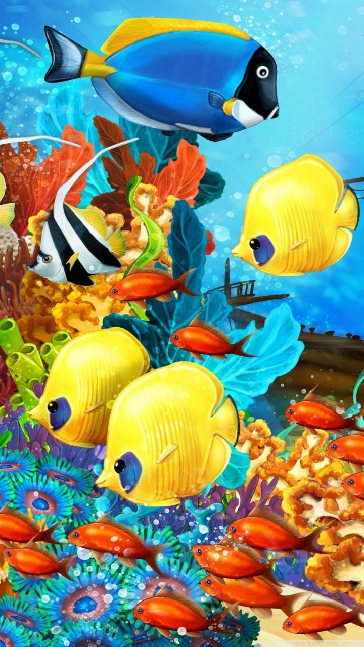 720x1280 Fish Aquarium Wallpaper