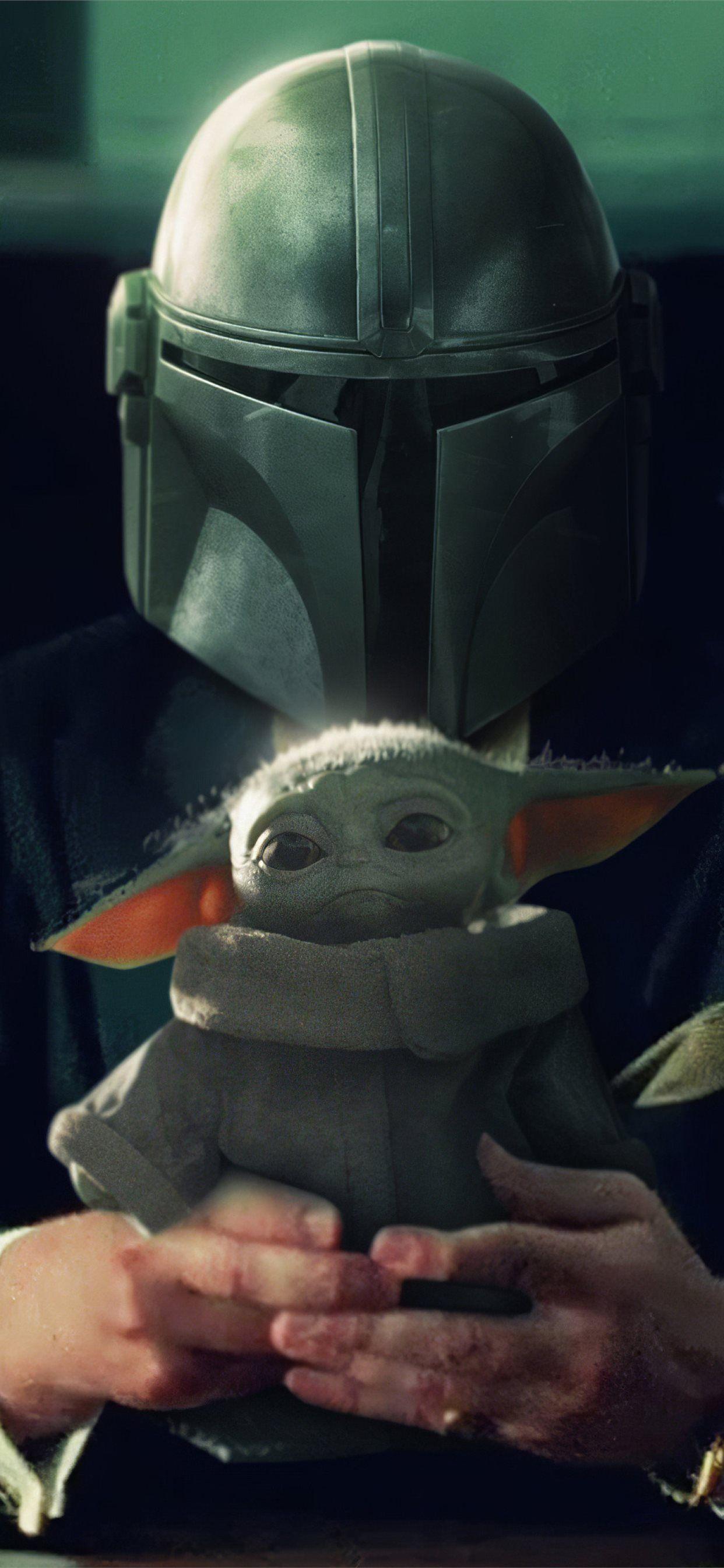 1242x2688 the mandalorian yoda 4k iPhone 11 Wallpaper Free Download