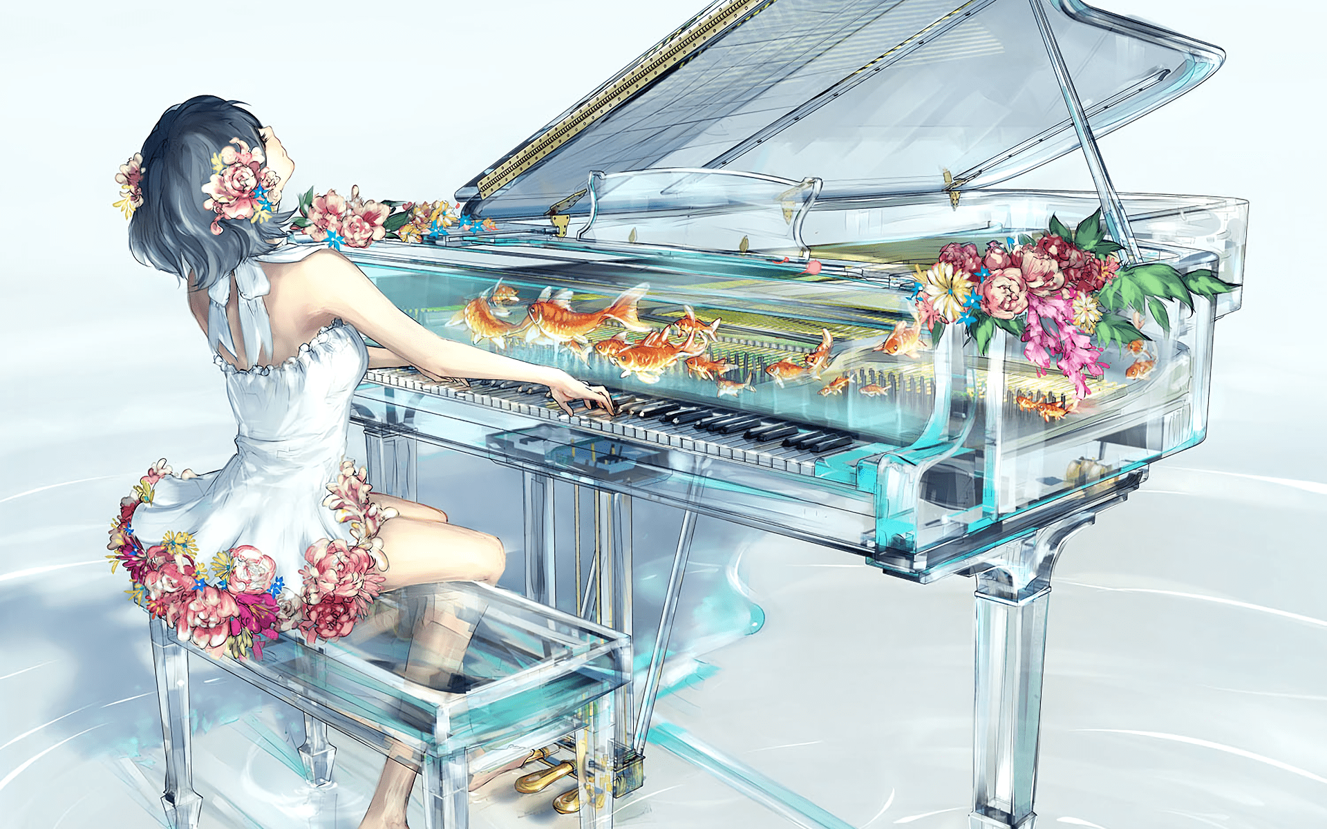 1920x1200 Piano HD Wallpaper and Background Image