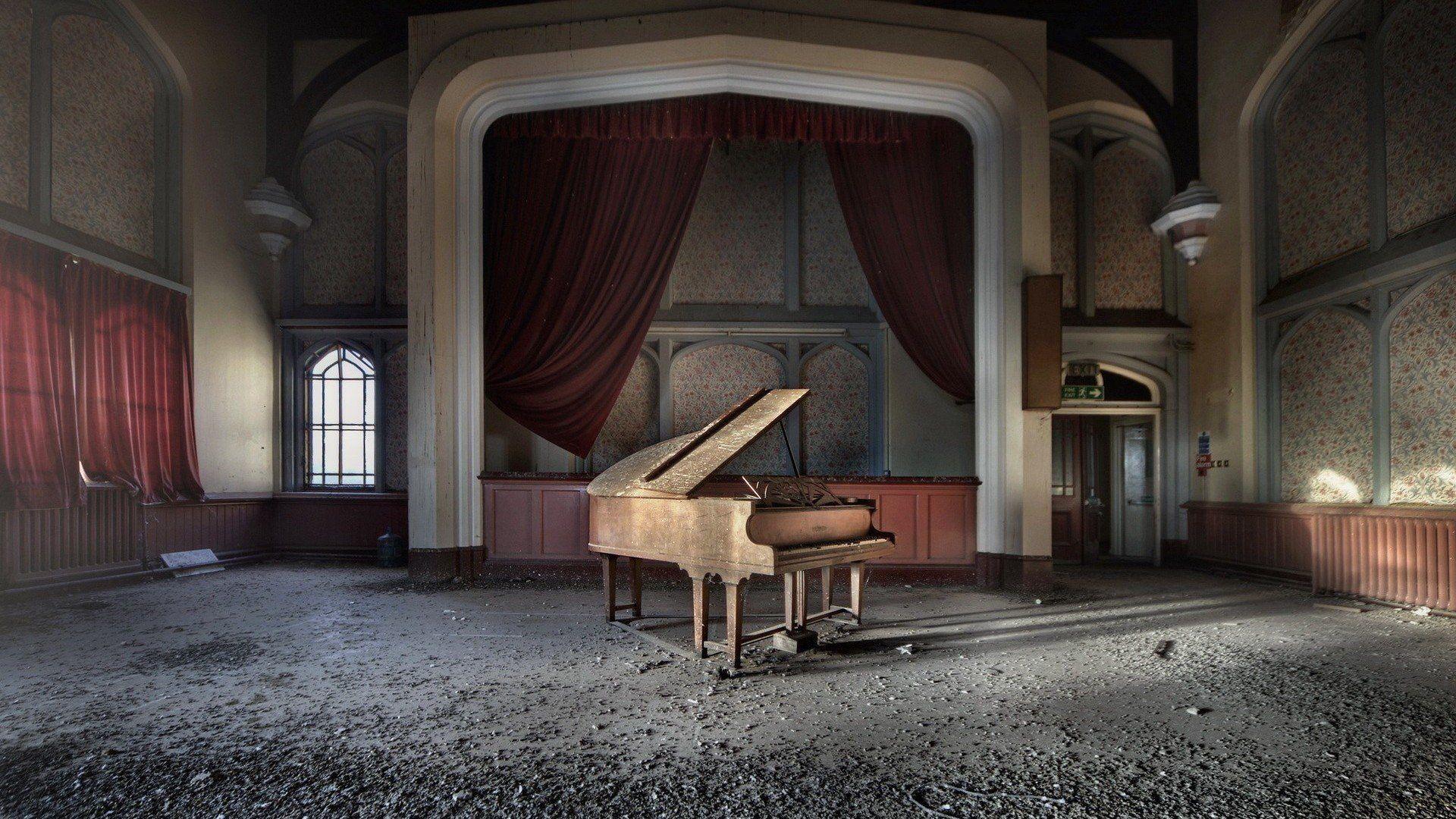 1920x1080 old, Architecture, Room, Piano Wallpaper HD / Desktop and Mobile
