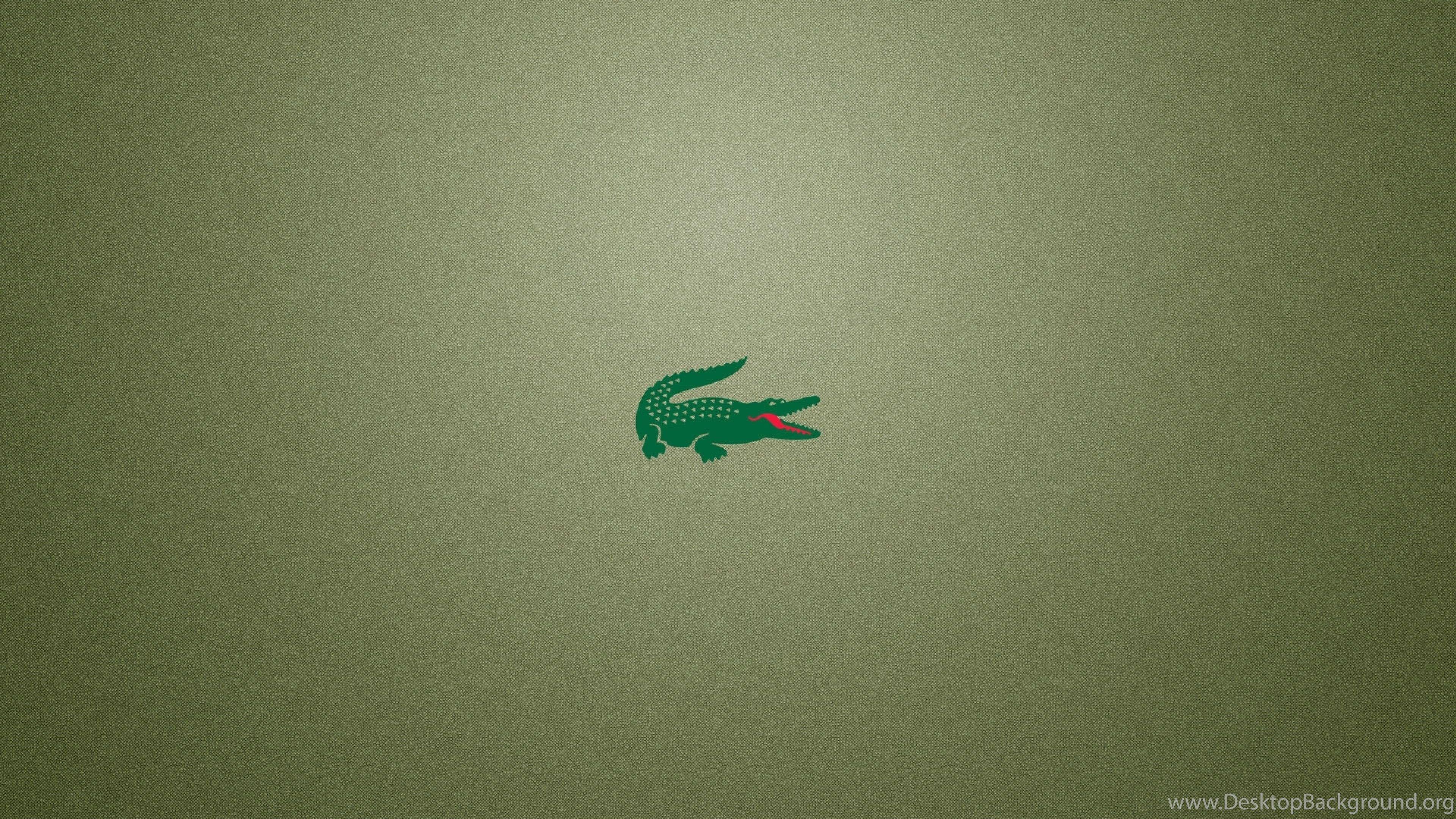 3840x2160 Download Wallpaper 3840x2160 Lacoste, Logo, Crocodile 4K Ultra HD