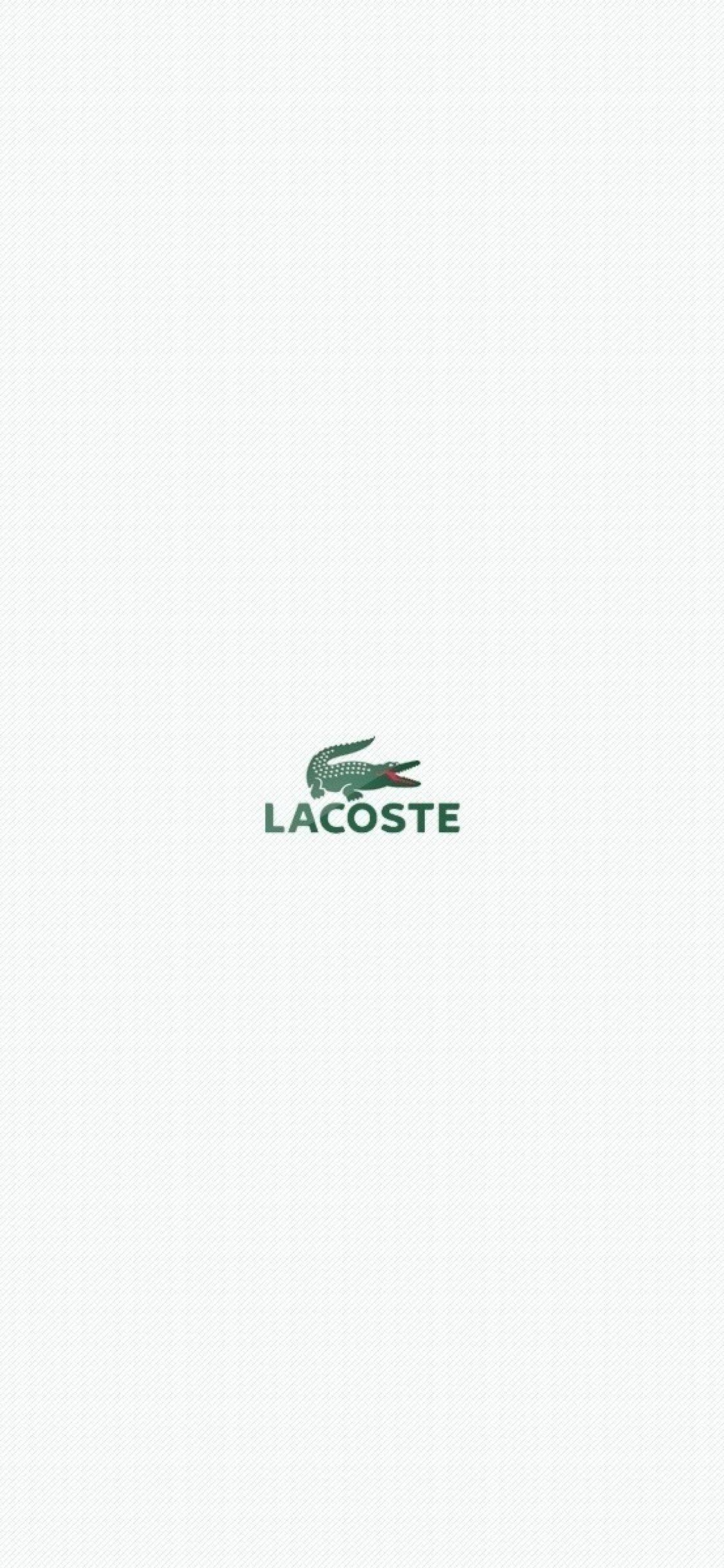 1125x2436 lacoste, crocodile, logo iPhone XS, iPhone iPhone X