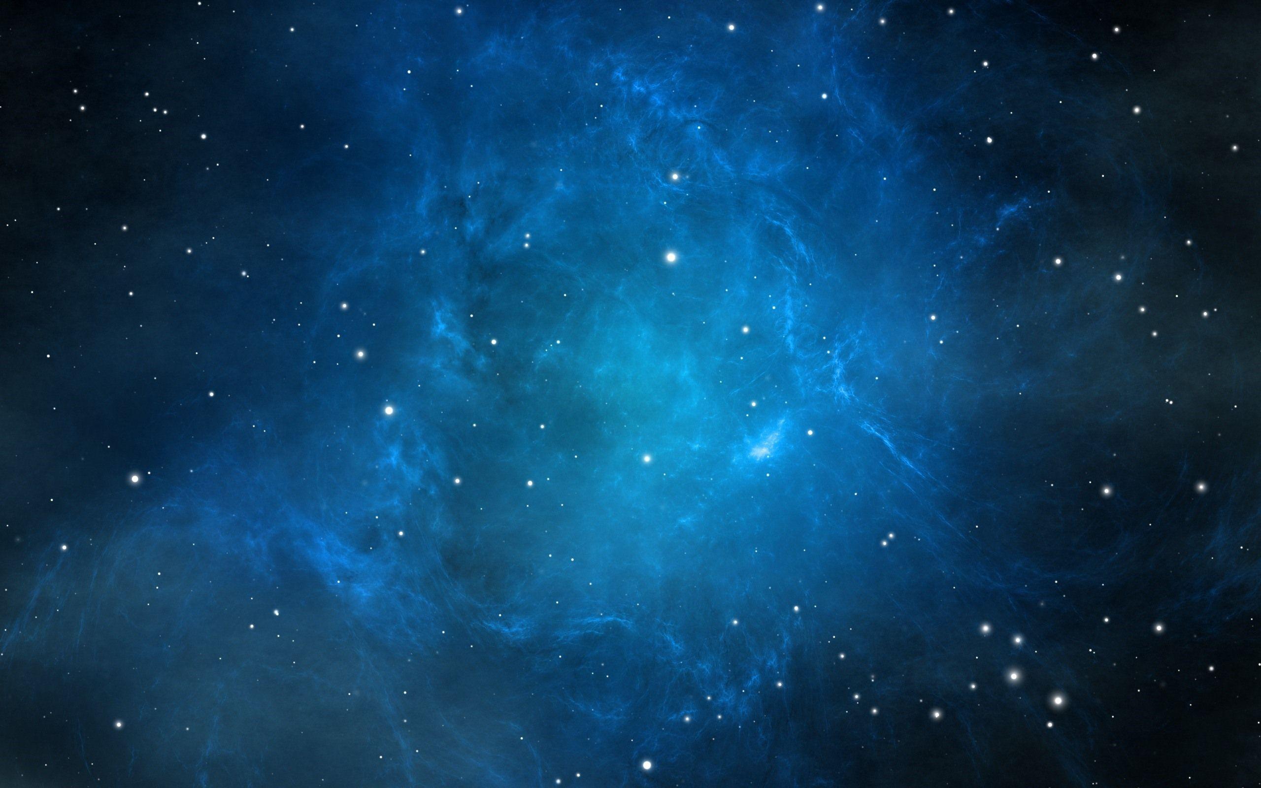 2560x1600 Wallpaper Blue space, stars, light 2560x1600 HD Picture, Image