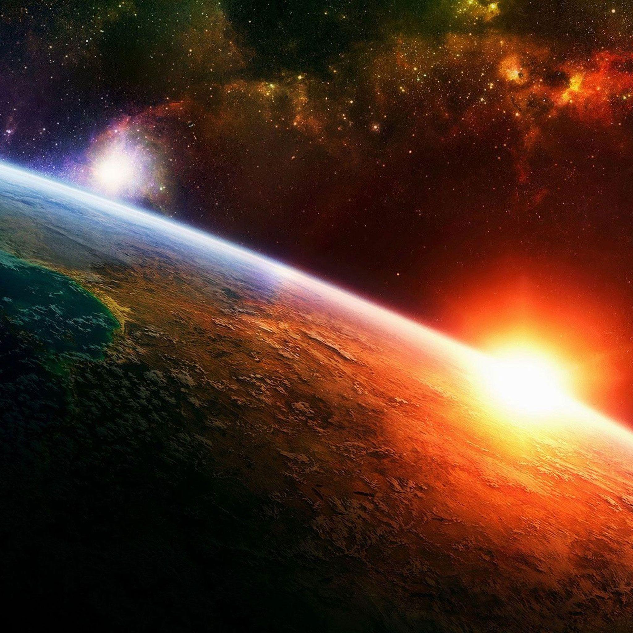 2048x2048 HD Space iPad Wallpaper
