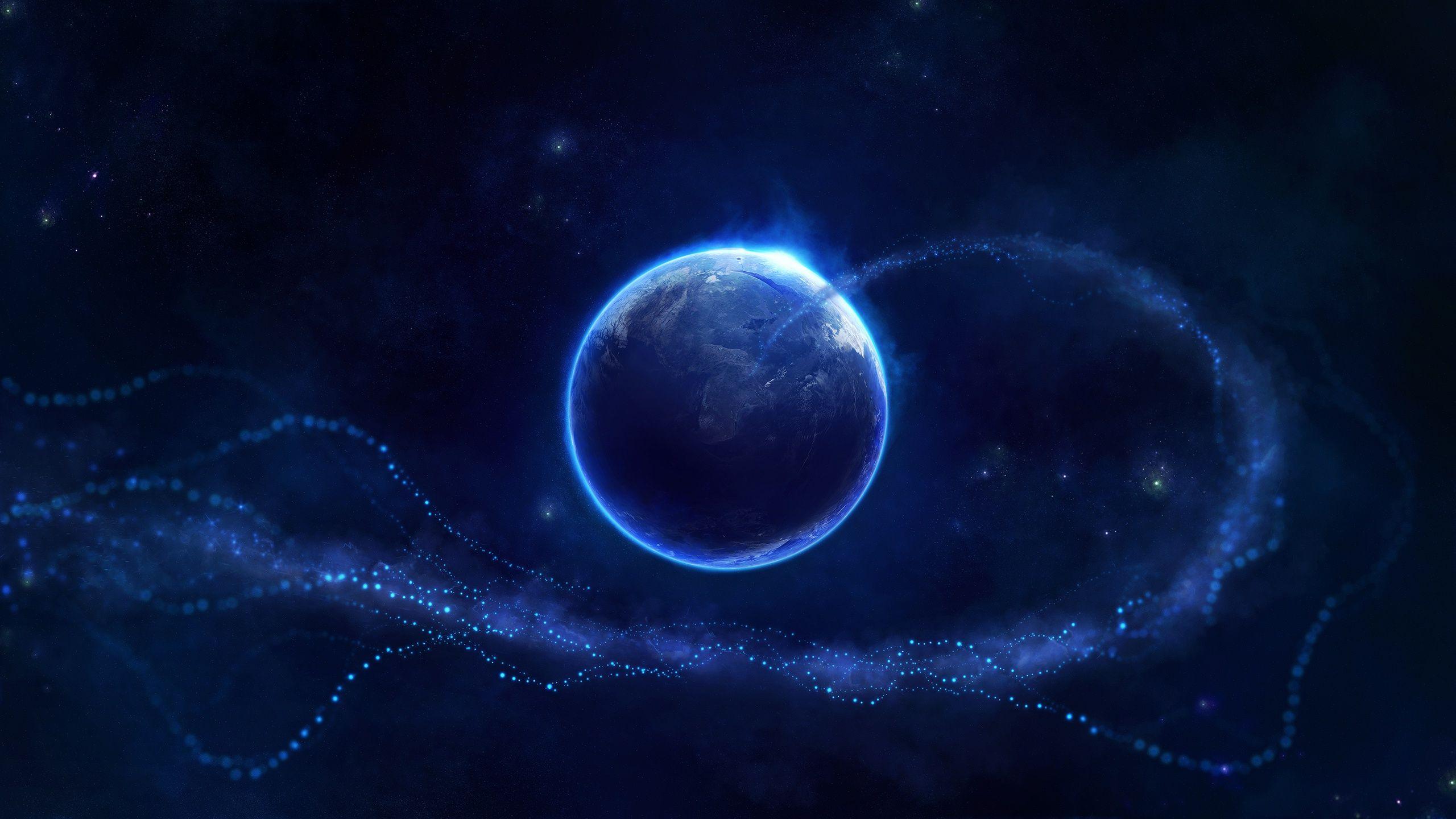 2560x1440 Space Blue Stars, HD Digital Universe, 4k Wallpaper, Hình ảnh, Bối cảnh, Hình ảnh và Hình ảnh