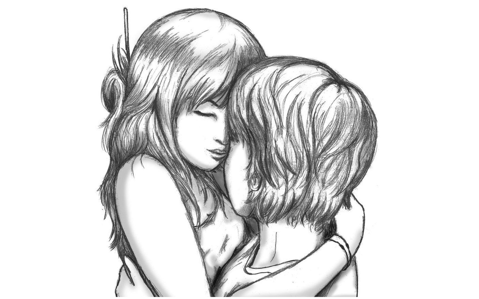 1920x1200 Love Cartoon Wallpaper