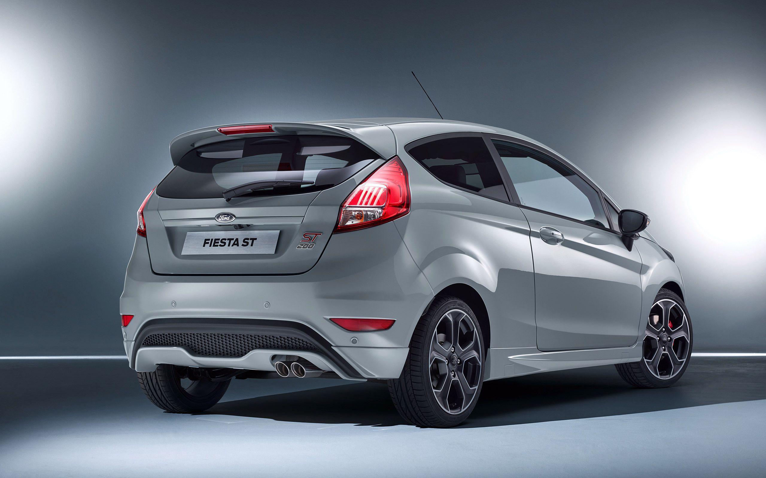 2560x1600 vehicle, Car, Simple Background, Spotlights, Ford Fiesta ST