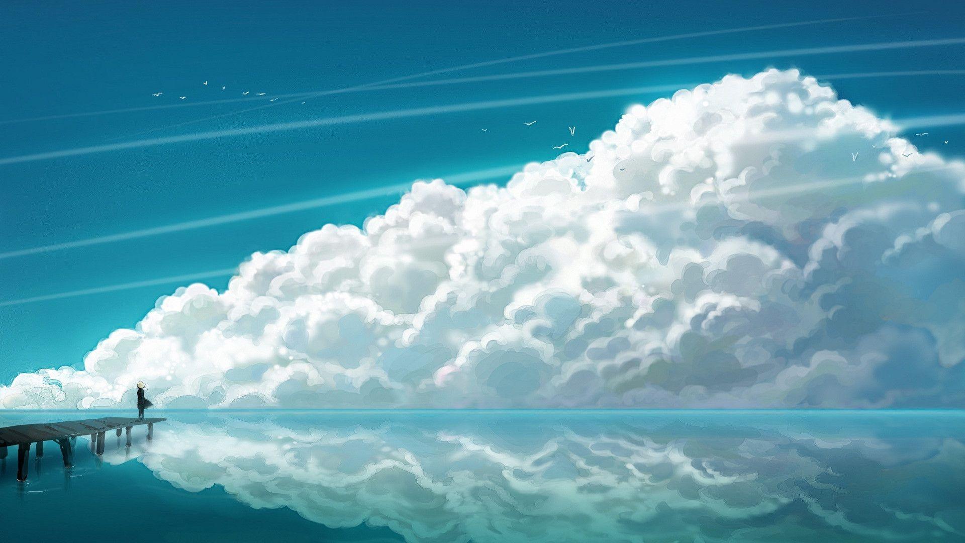 1920x1080 Anime Scenery HD Wallpaperx1080
