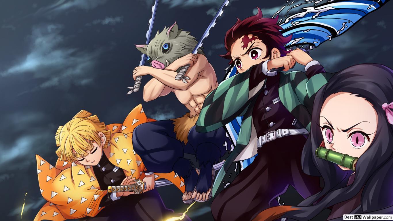 1366x768 kimetsu no yaiba wallpaper ultra HD funny memes online