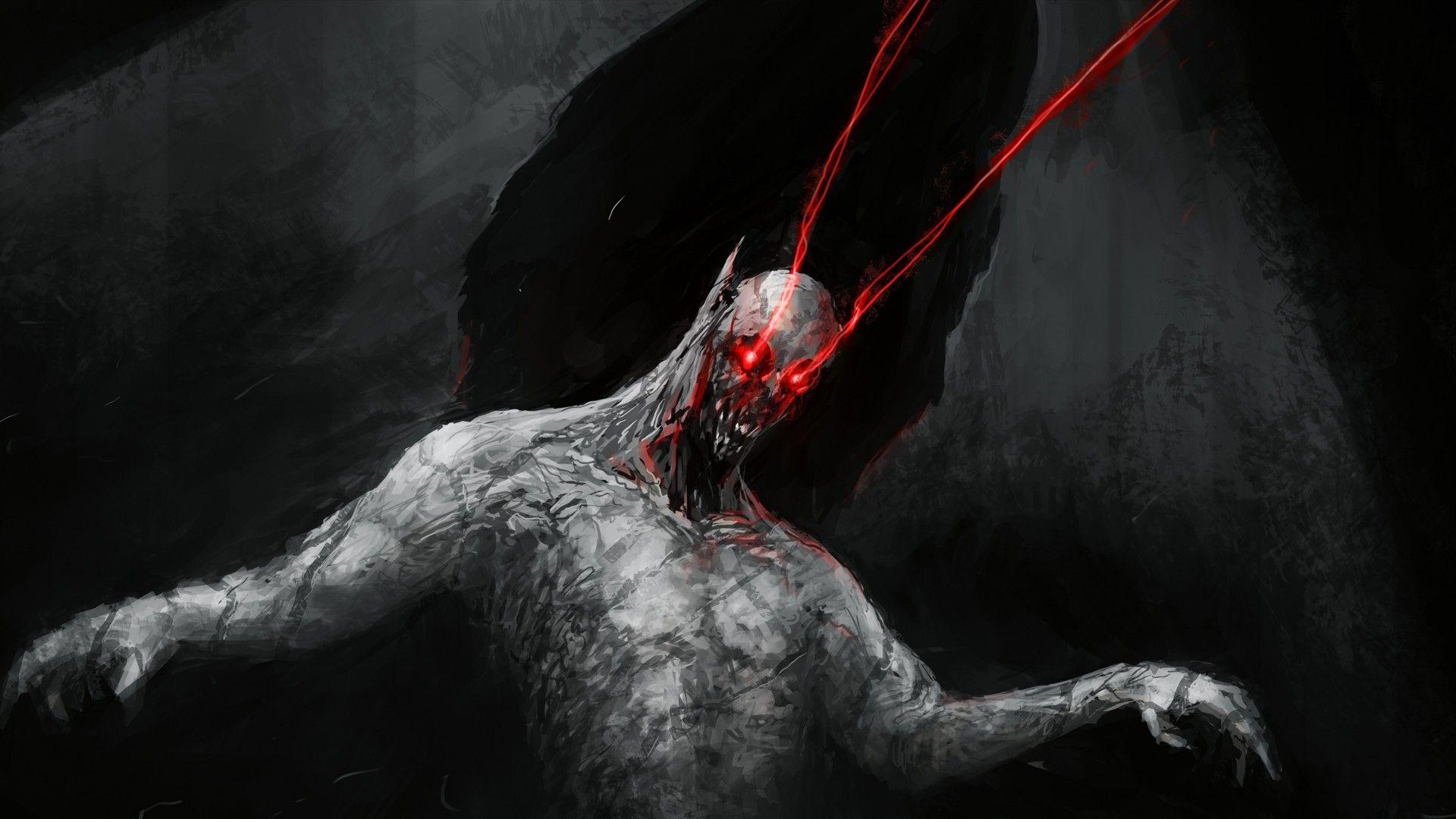 1920x1080 wings, Eyes, Dark, Fire, Demons, Men, Fantasy, Art, Soul, Sorrow