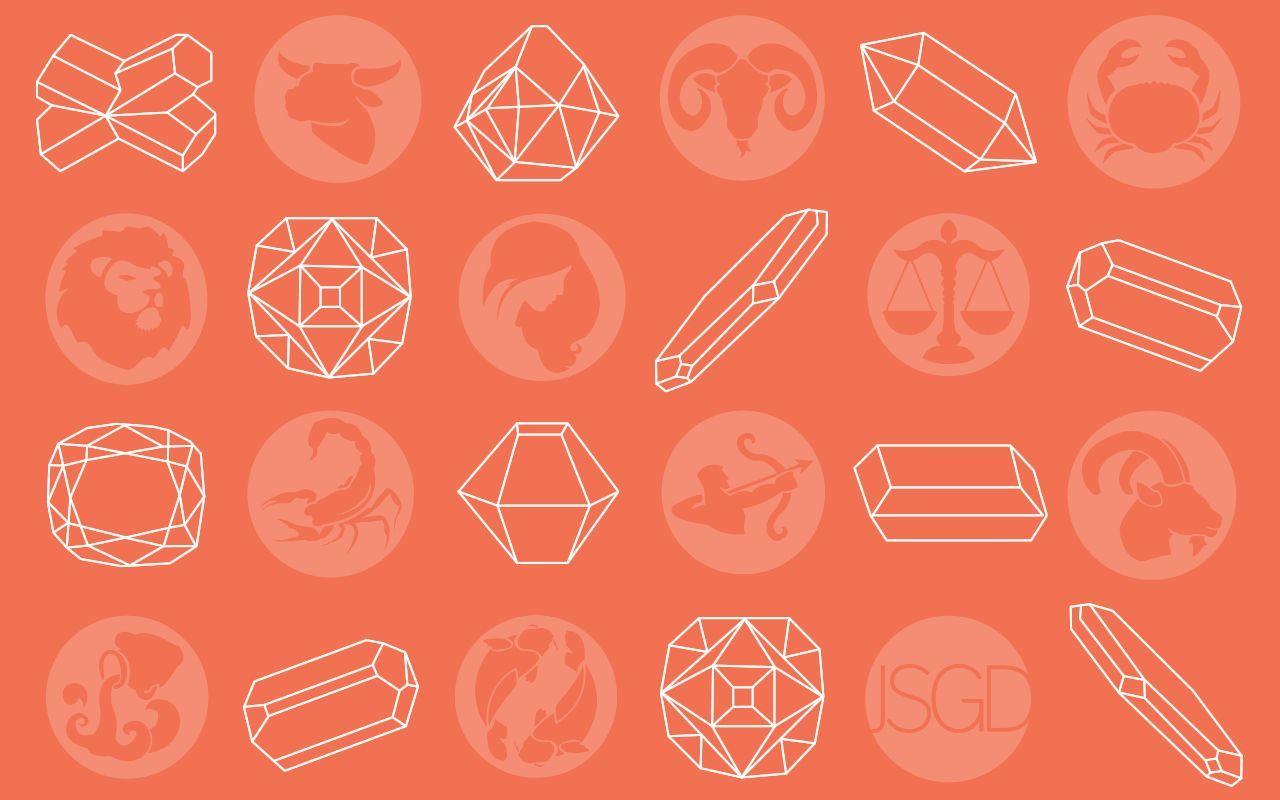 1280x800 FREE zodiac + gem wallpaper by JSGD. Design