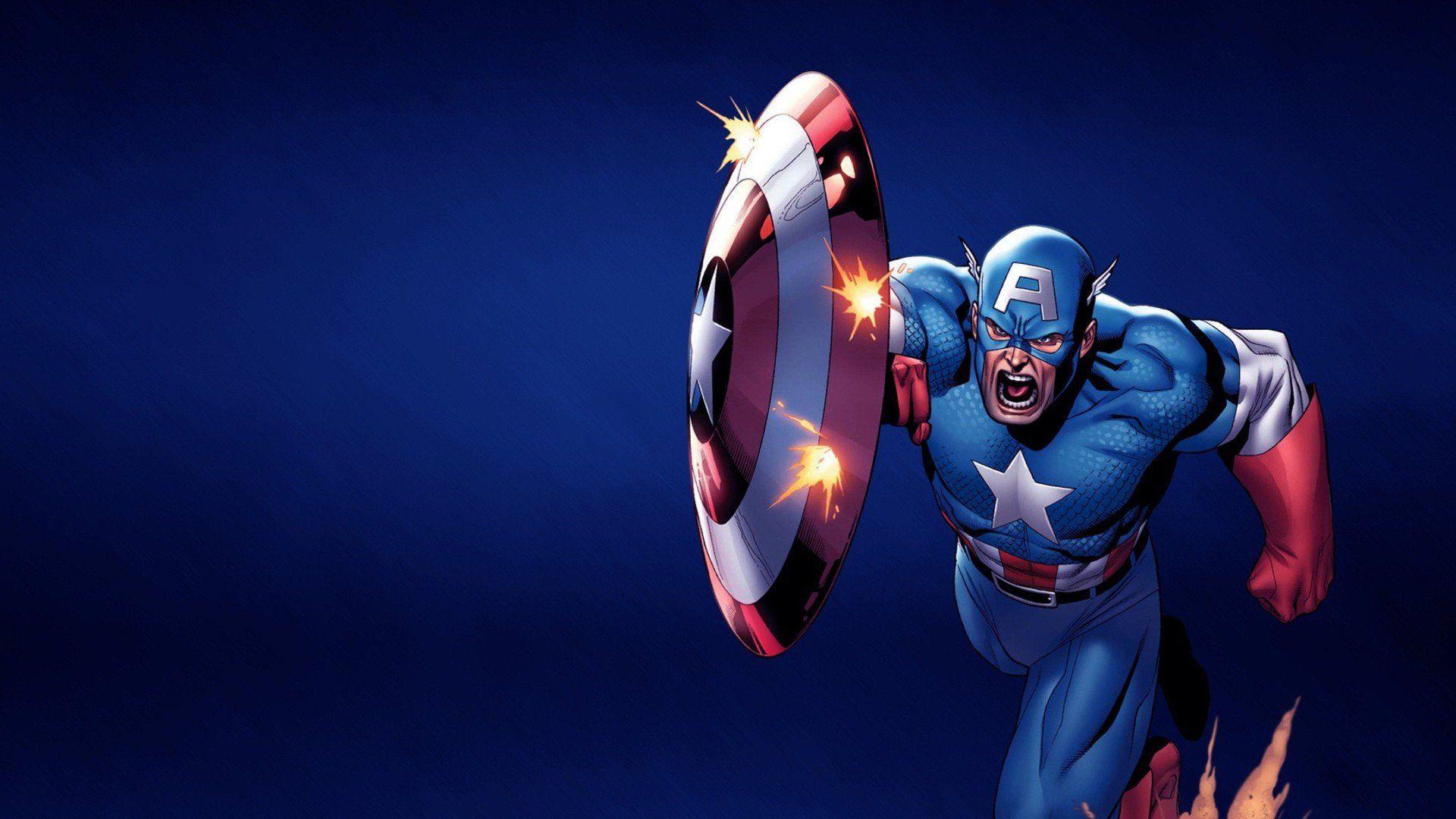 1920x1080 capitan, America, Marvel, Comic Wallpaper HD / Desktop and Mobile
