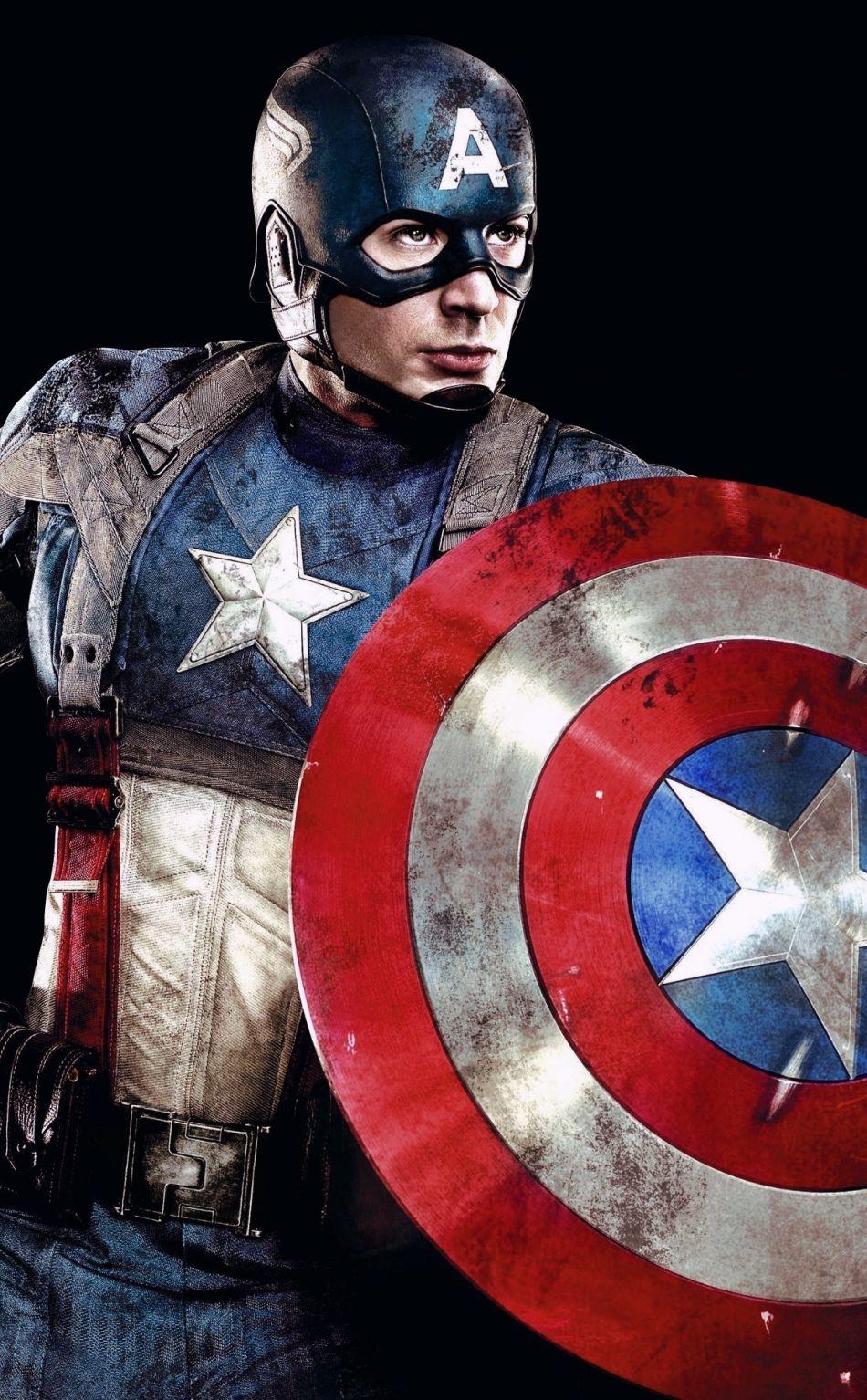 950x1534 Download 950x1534 wallpaper captain america, superhero, marvel