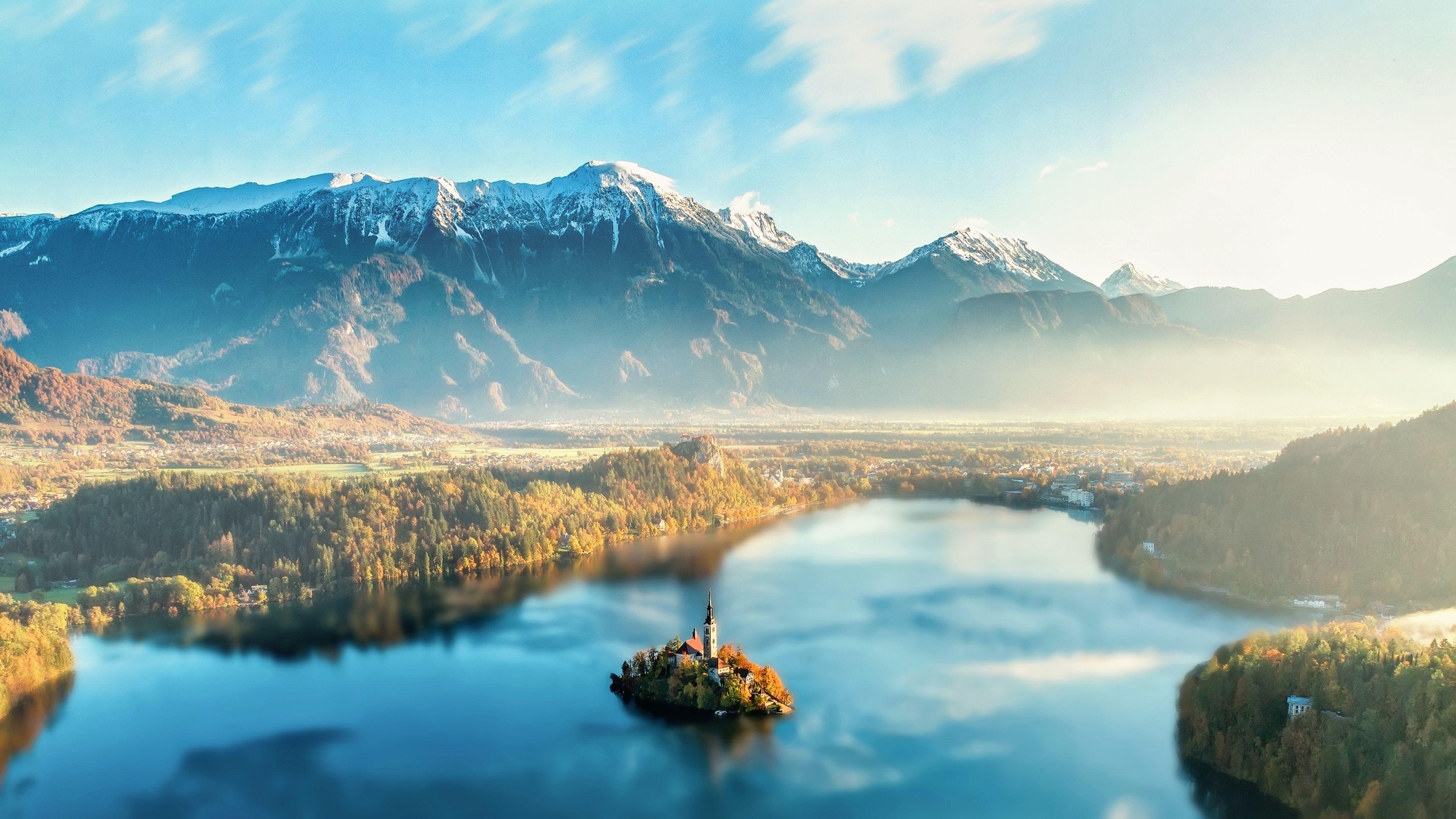 3840x2160 Mountain Range Chromebook Wallpaper