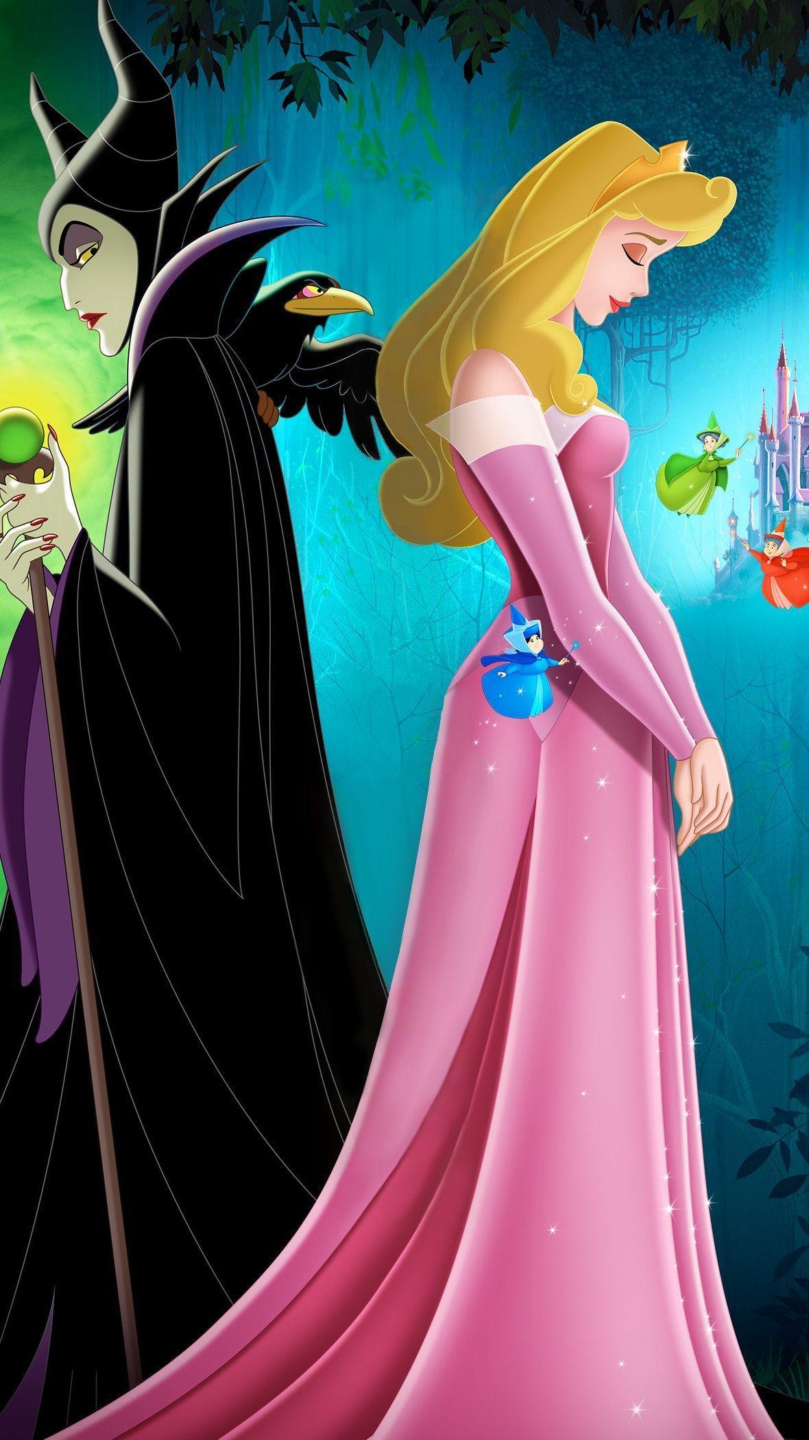 1180x2100 Sleeping Beauty (1959) Phone Wallpaper. Sleeping beauty 1959