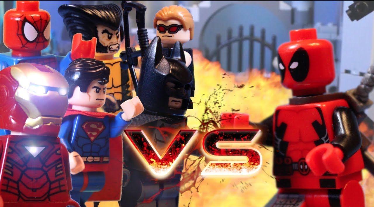 1280x711 LEGO ALL DEADPOOL BATTLES VS WOLVERINE CAPTAIN AMERICA JUSTICE