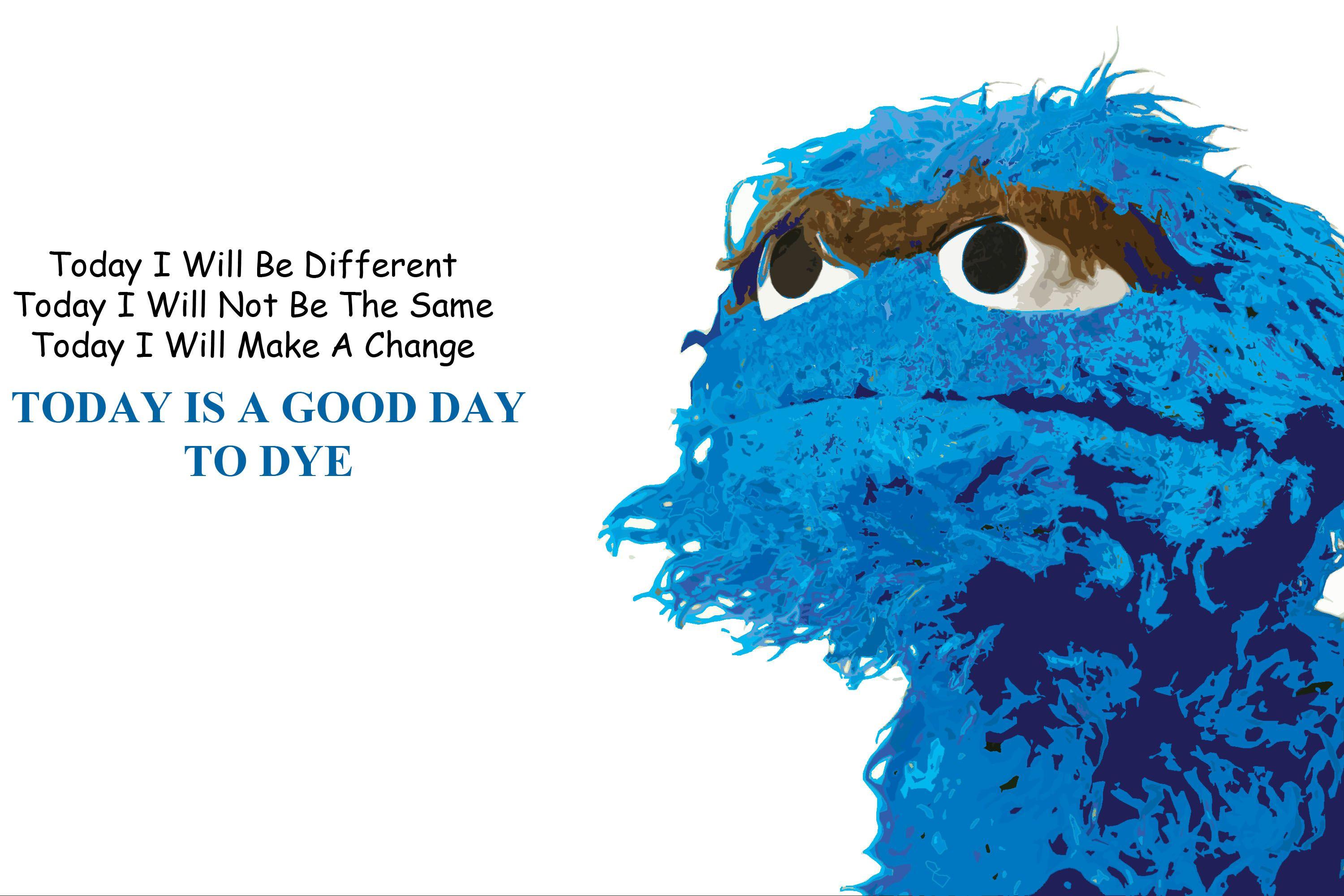 3000x2001 Download Cookie Monster wallpaper to your cell phone blue