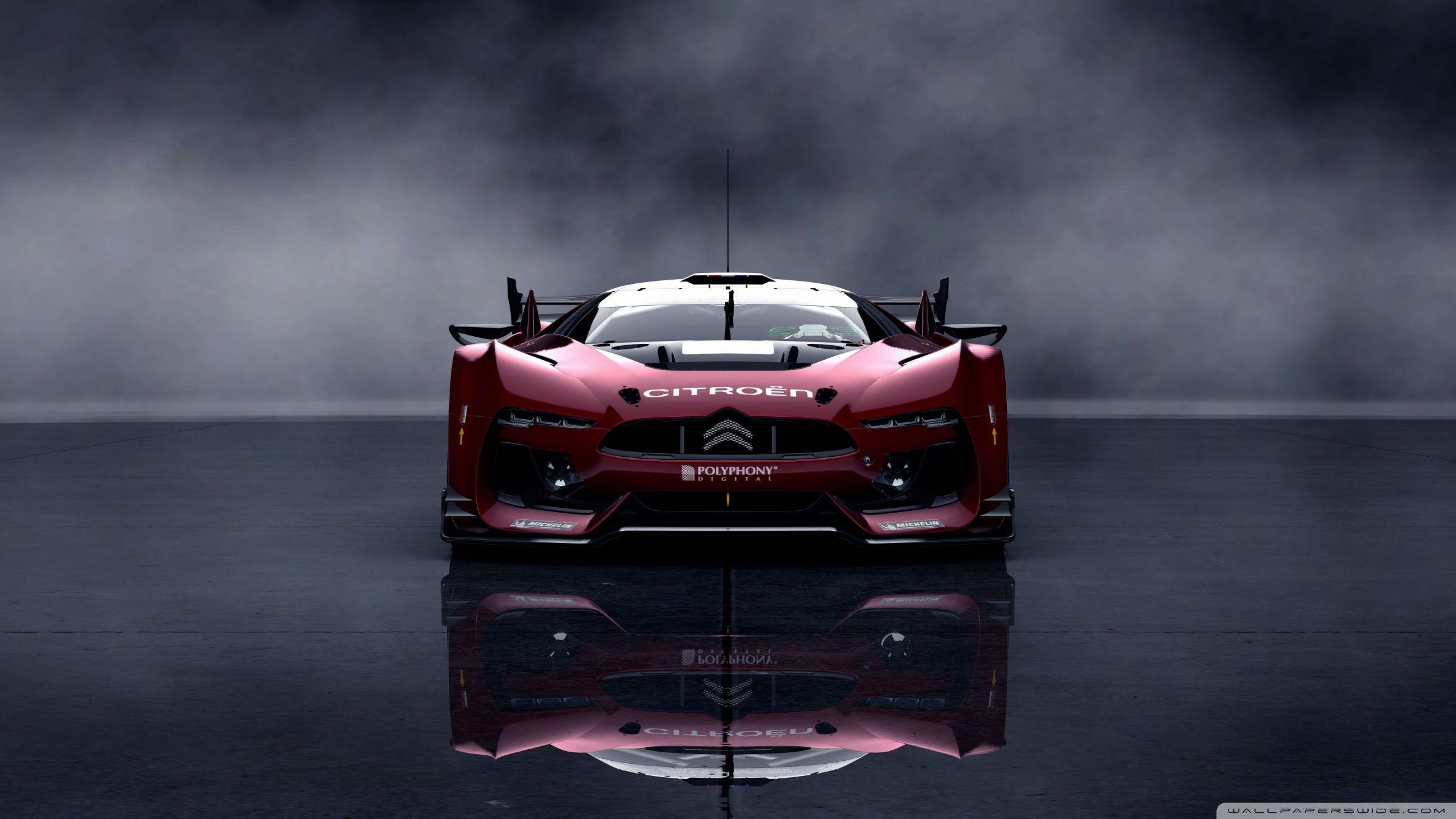 2400x1350 Citroen GT Race Car Ultra HD Desktop Background Wallpaper