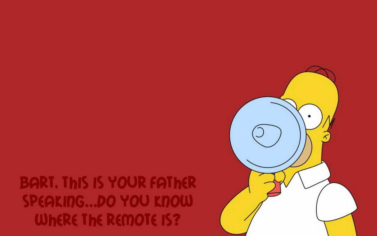 1280x800 Funny Simpson Wallpaper