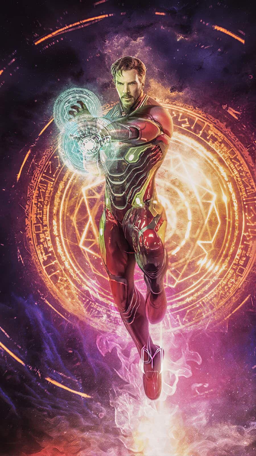 900x1600 Doctor Strange Became Iron Man iPhone Wallpaper. Iron man