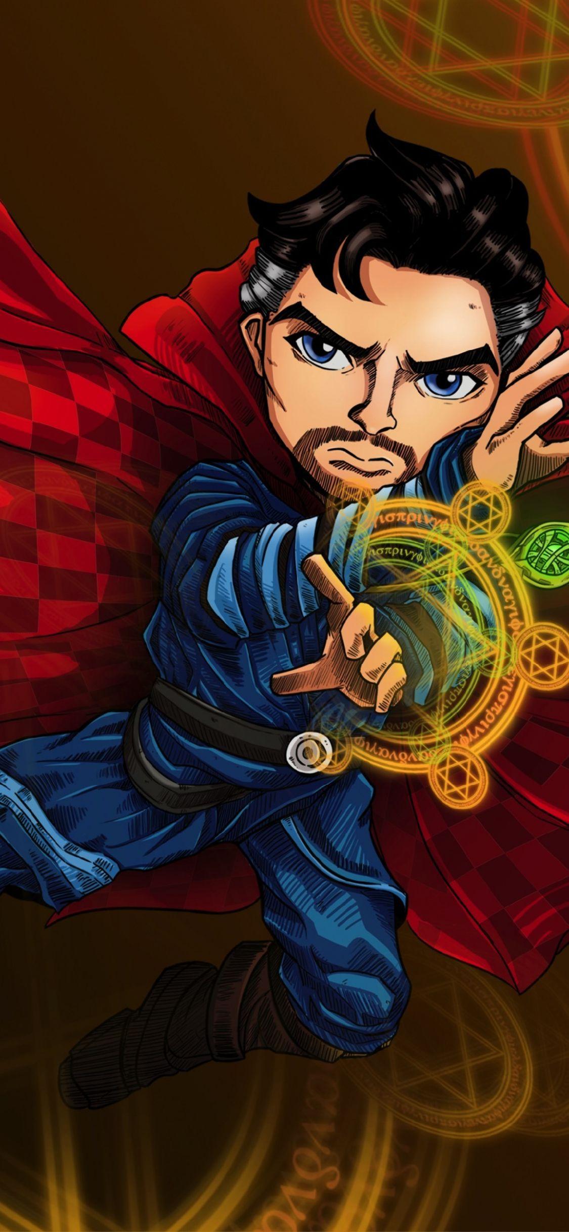 1125x2436 Download 1125x2436 wallpaper doctor strange, marvel comics, fan