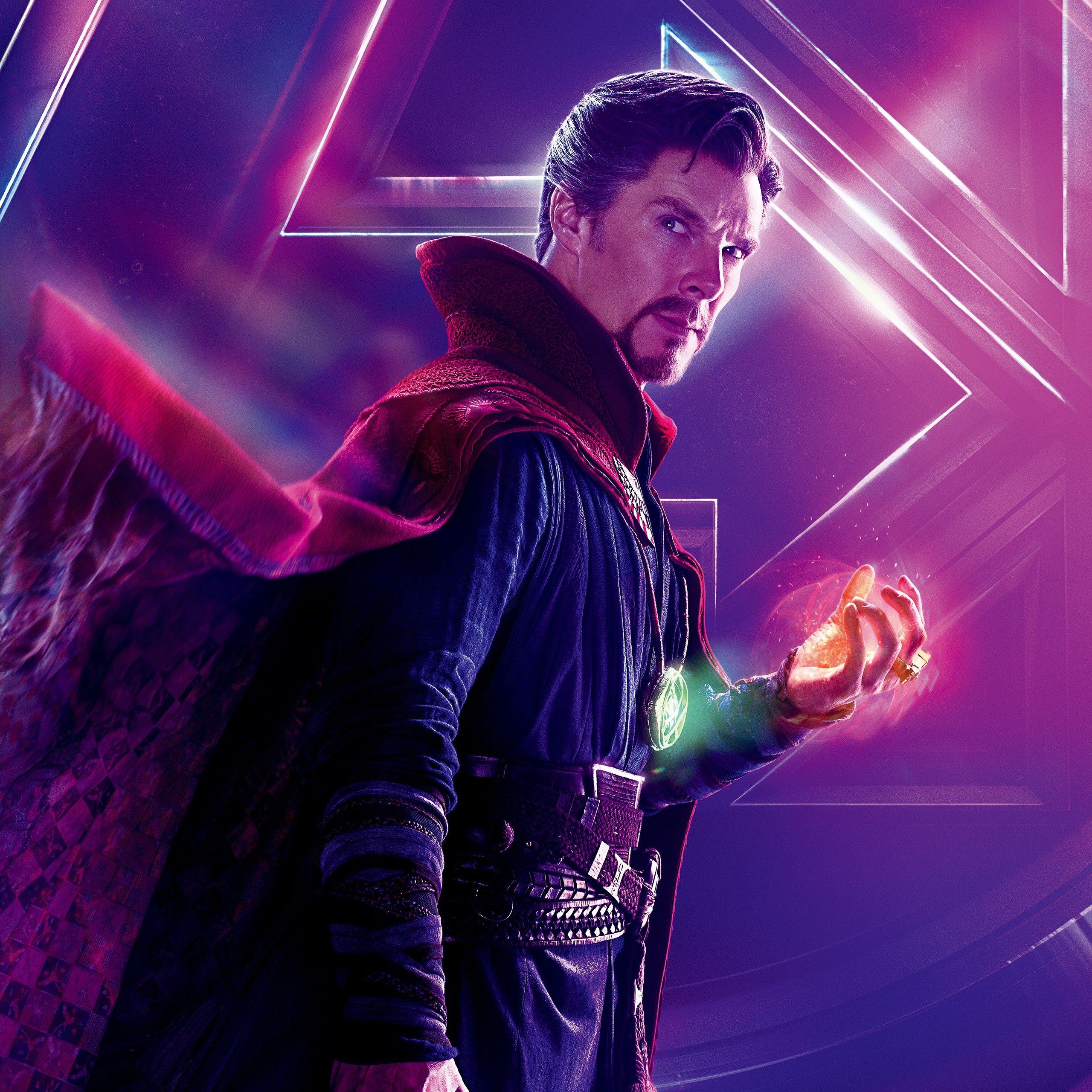 2560x2560 Benedict Cumberbatch as Doctor Strange in Avengers Infinity War